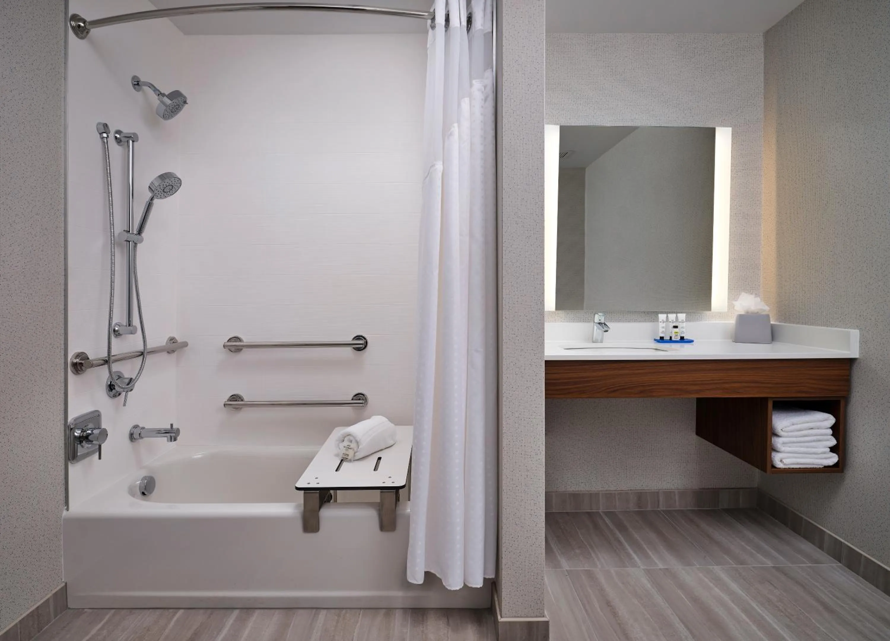 Bathroom in Holiday Inn Express & Suites - Lockport by IHG