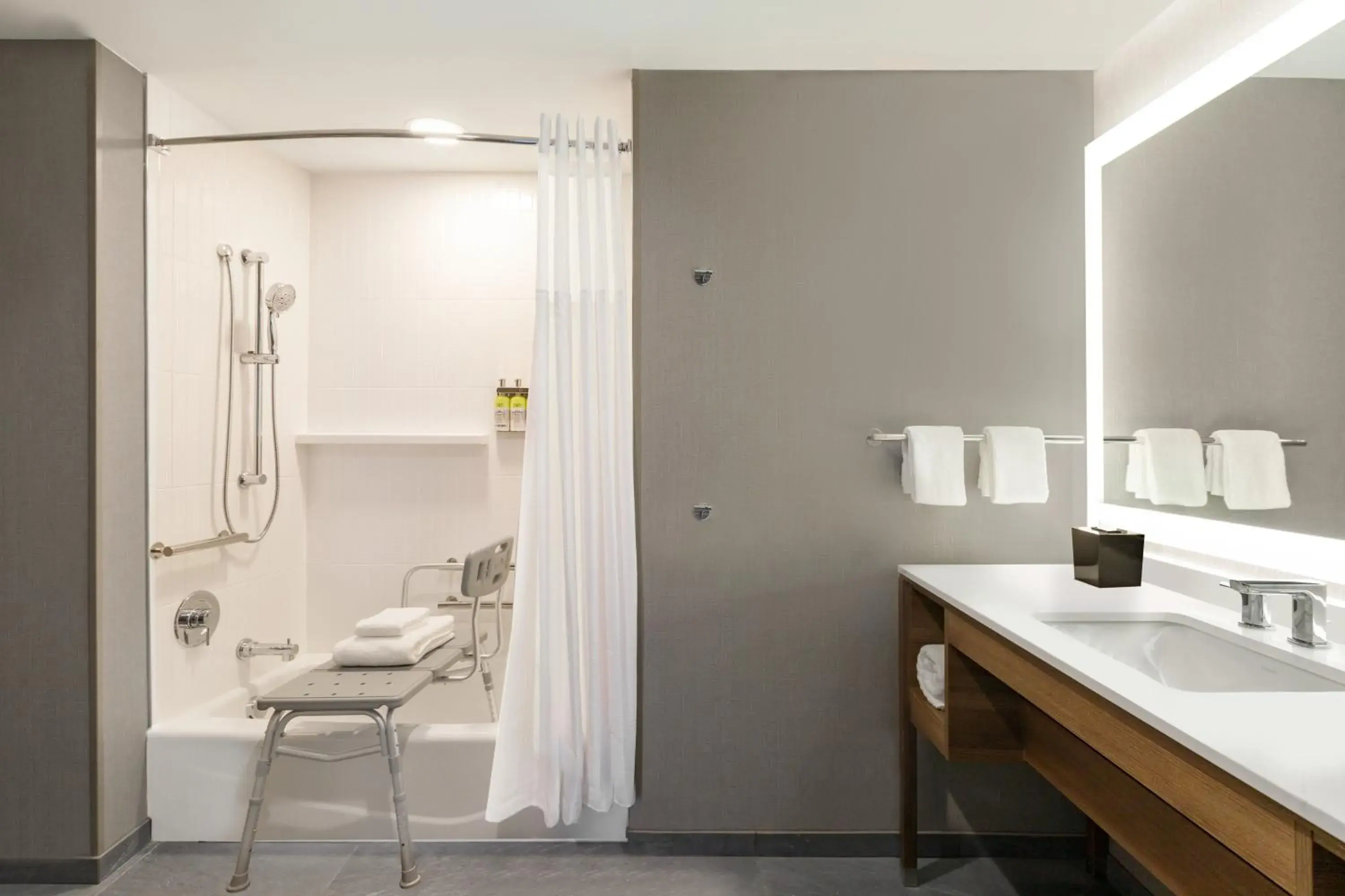 Bathroom in Staybridge Suites Rochester - Mayo Clinic Area by IHG Bathroom in Staybridge Suites Rochester - Mayo Clinic Area by IHG