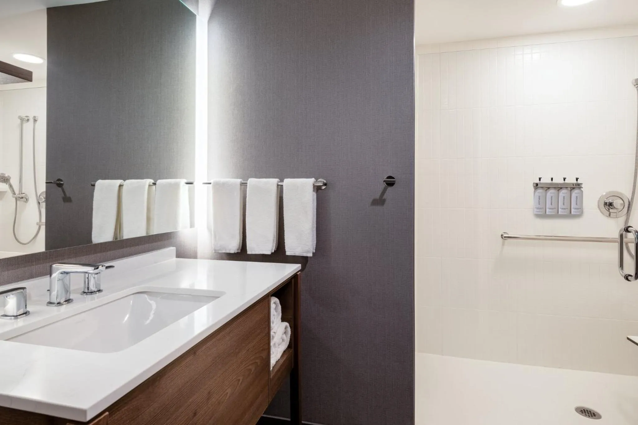 Bathroom in Staybridge Suites Rochester - Mayo Clinic Area by IHG