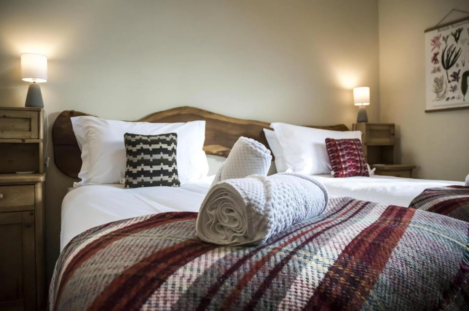 Floor plan, Bed in Lavender - Luxurious Barn Conversion - Blossom Farm