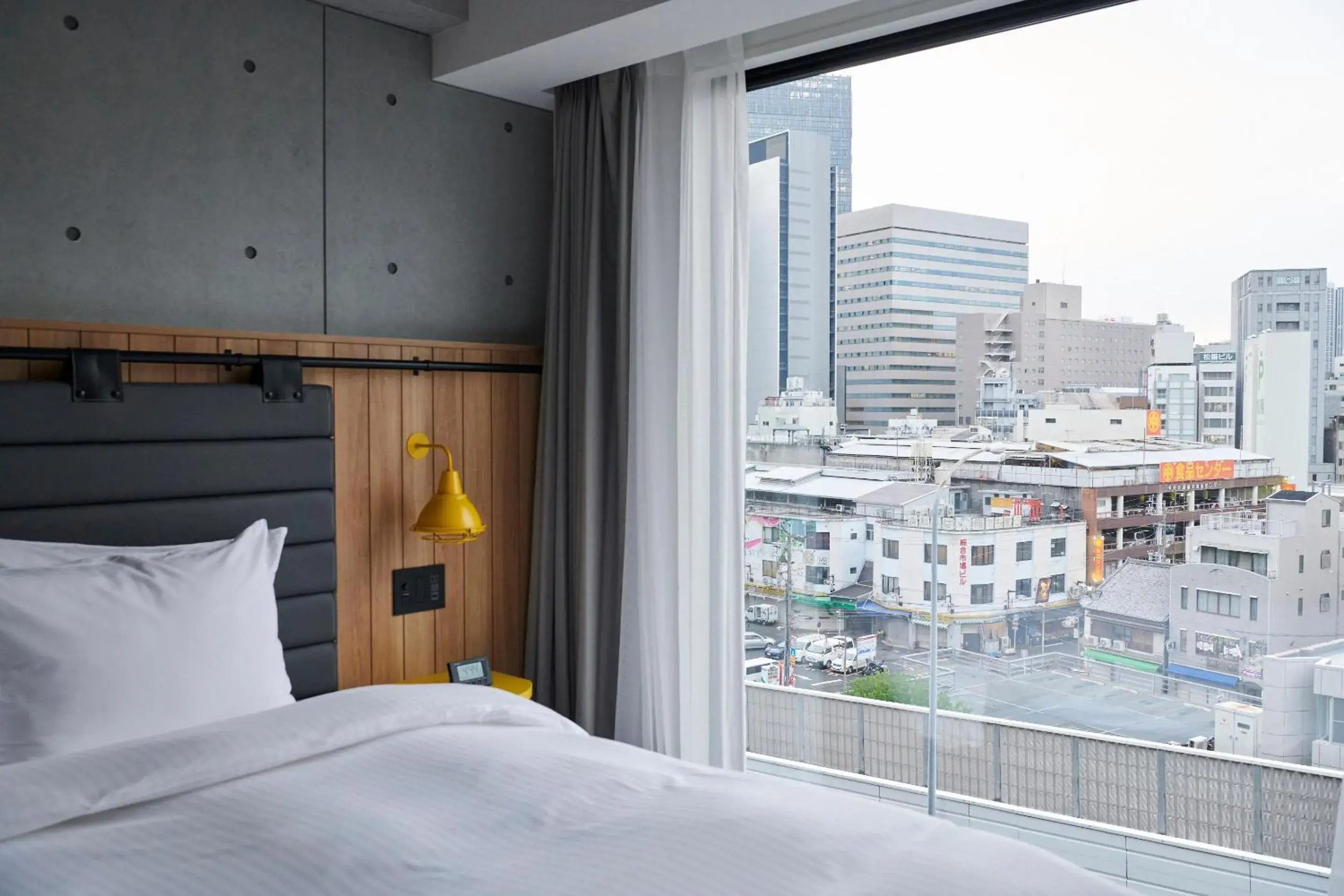 City view, Bed in ibis Styles Nagoya City view, Bed in ibis Styles Nagoya