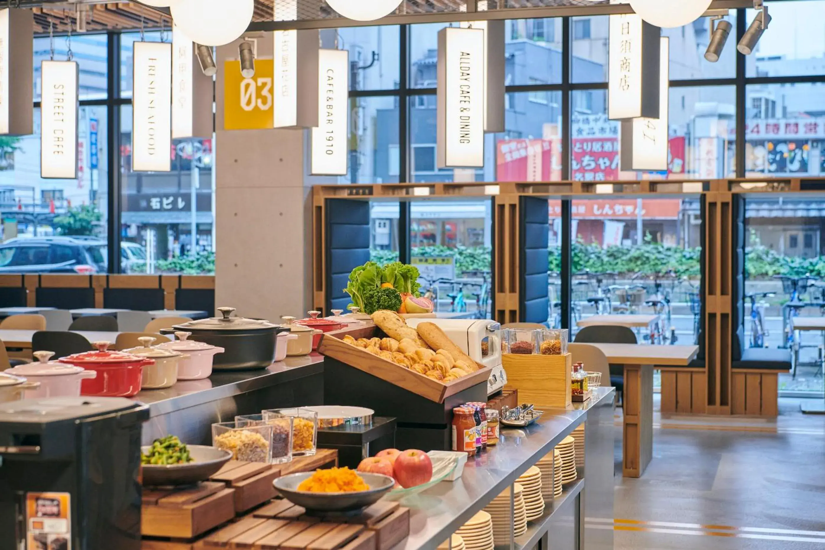 Buffet breakfast in ibis Styles Nagoya Buffet breakfast in ibis Styles Nagoya