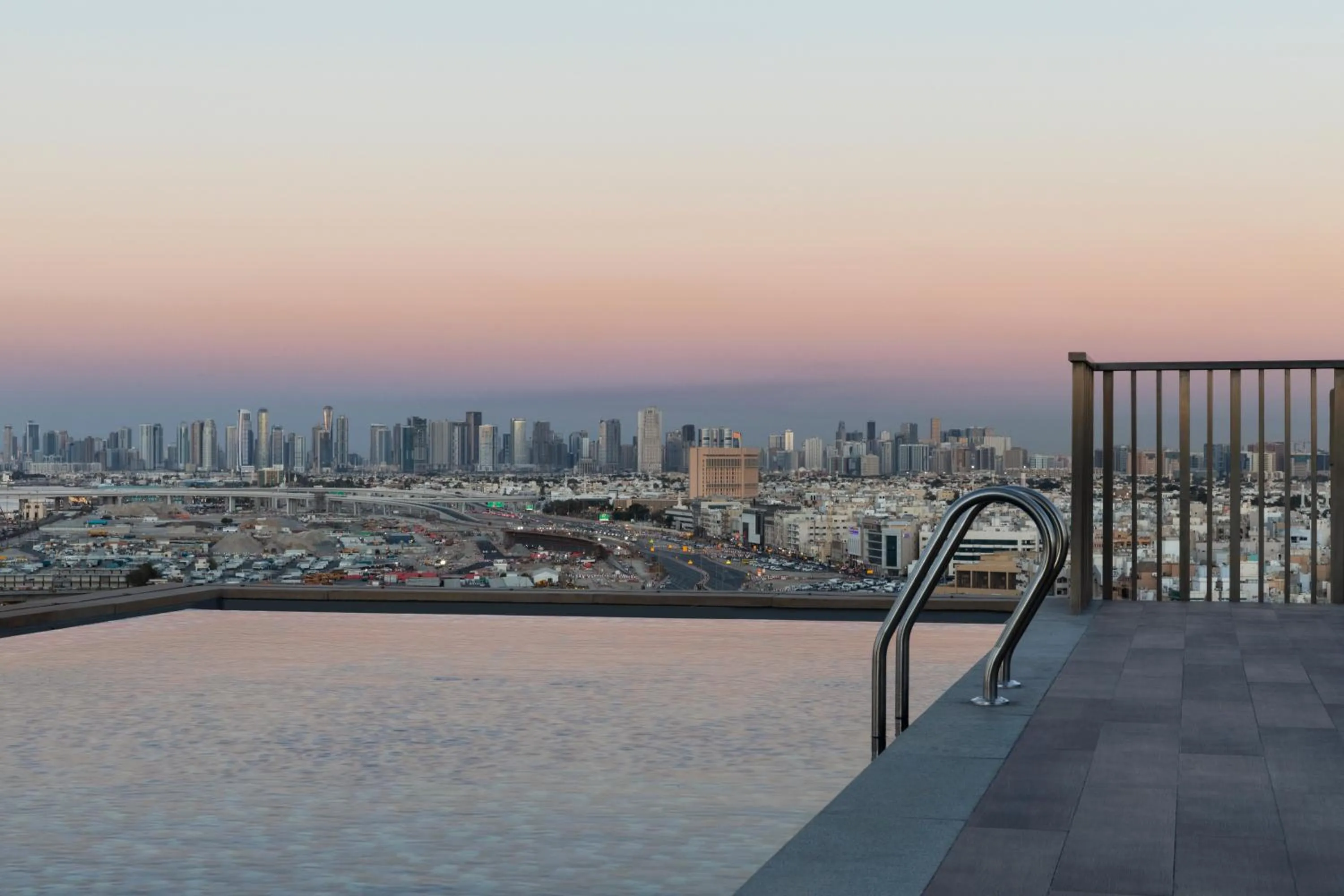Pool view in Aparthotel Adagio Dubai Deira