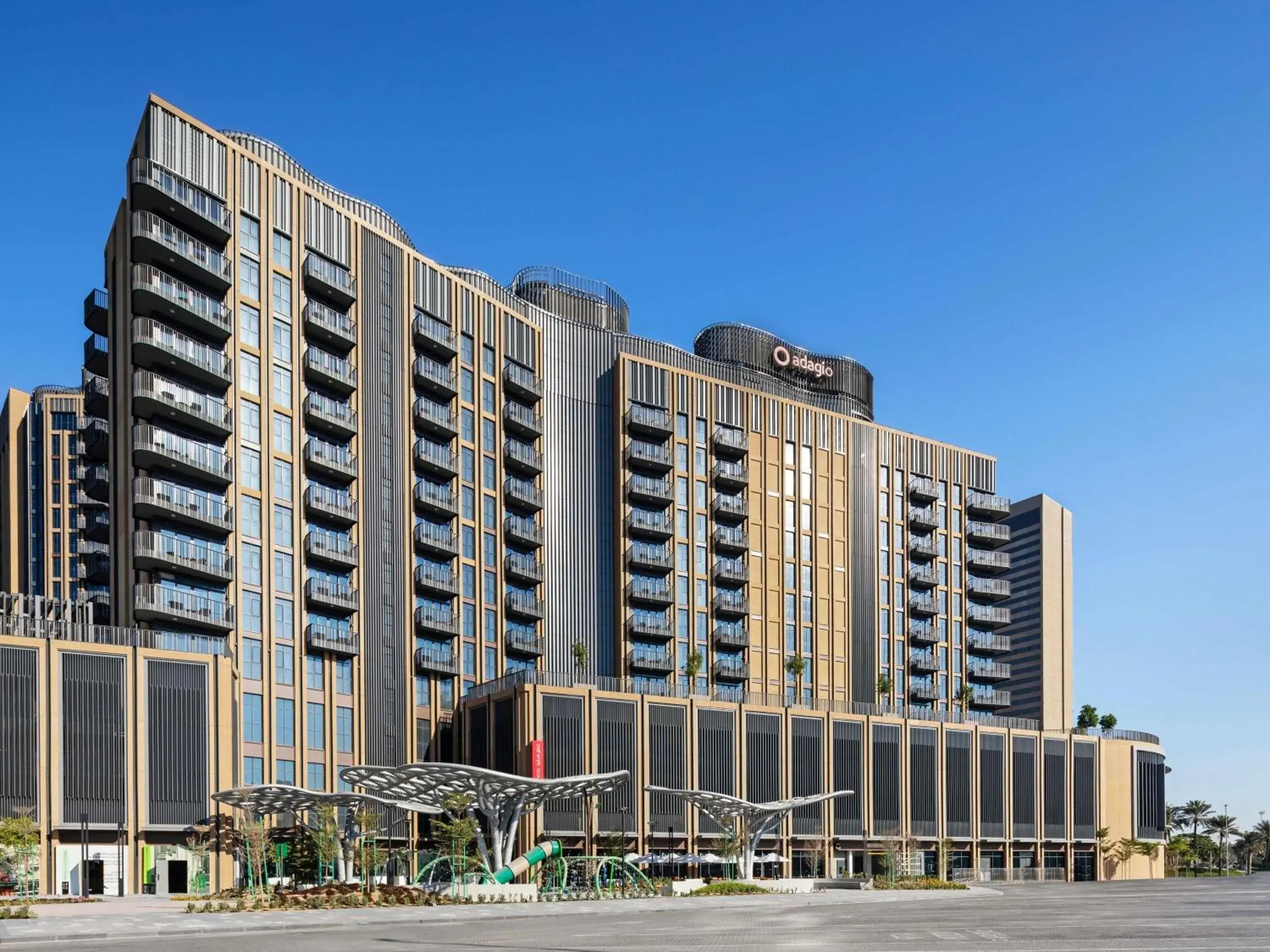 Property building in Aparthotel Adagio Dubai Deira Property building in Aparthotel Adagio Dubai Deira