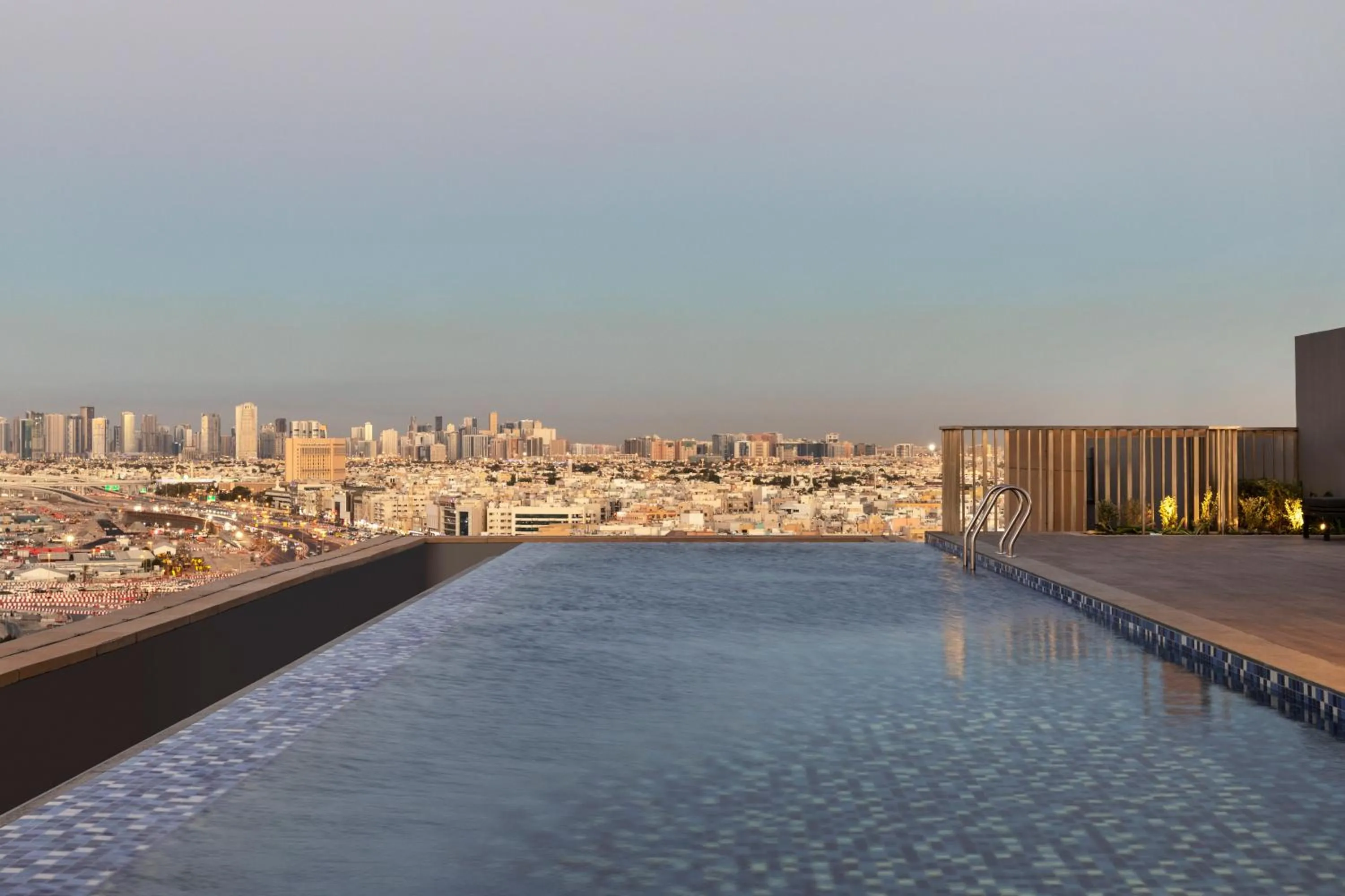 Swimming pool in Aparthotel Adagio Dubai Deira