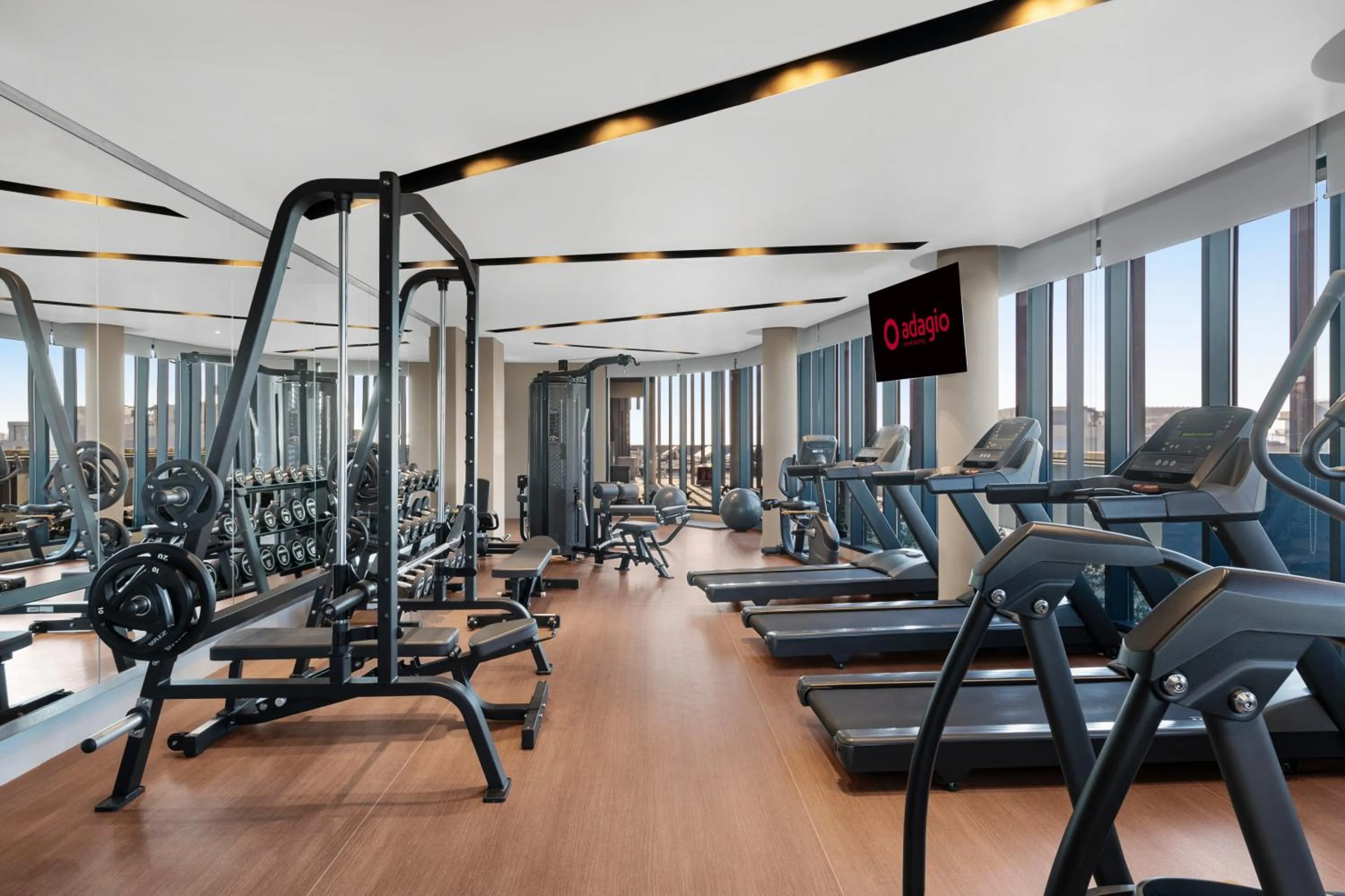 Fitness centre/facilities in Aparthotel Adagio Dubai Deira