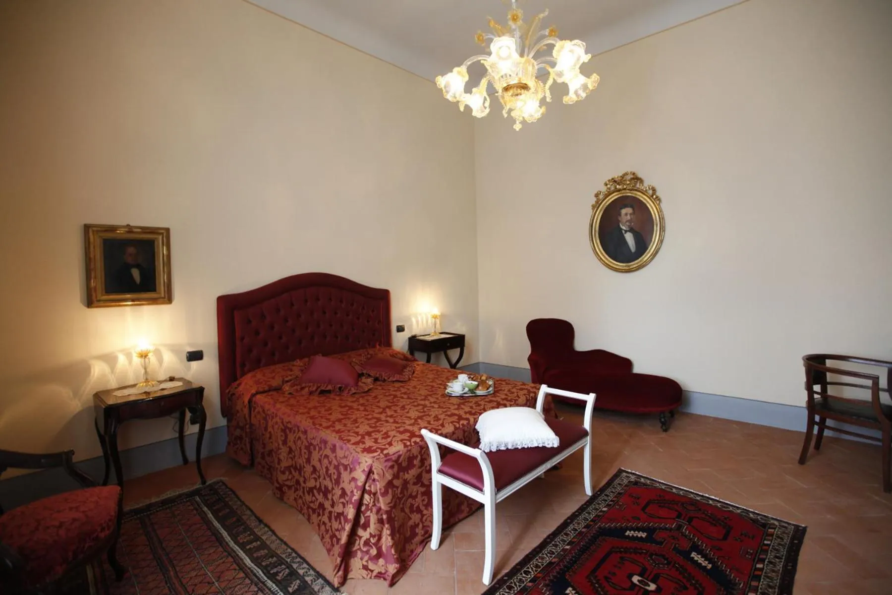 Bedroom, Bed in Residence Villa La Fornacina