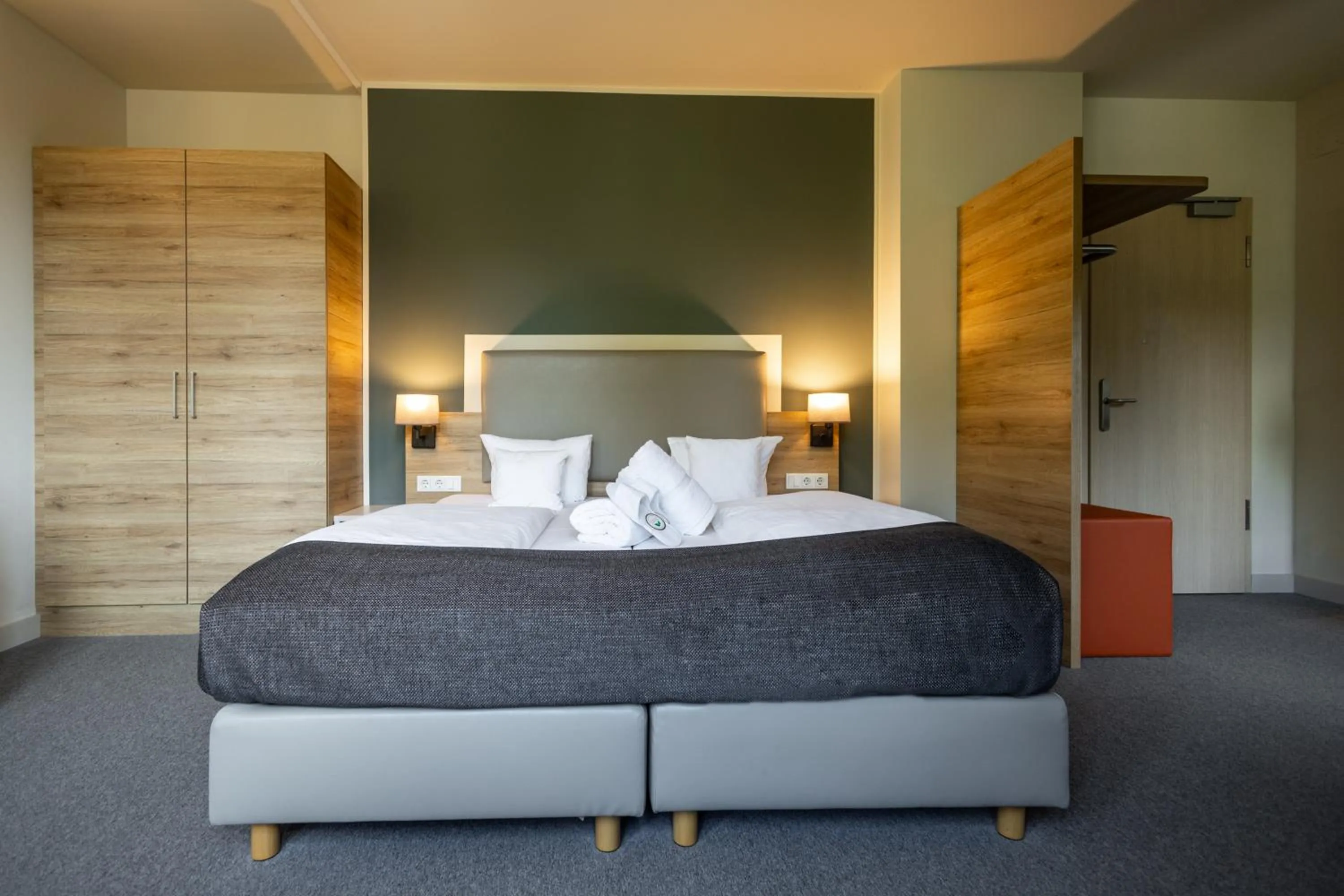 Bed in Hotel Stempferhof