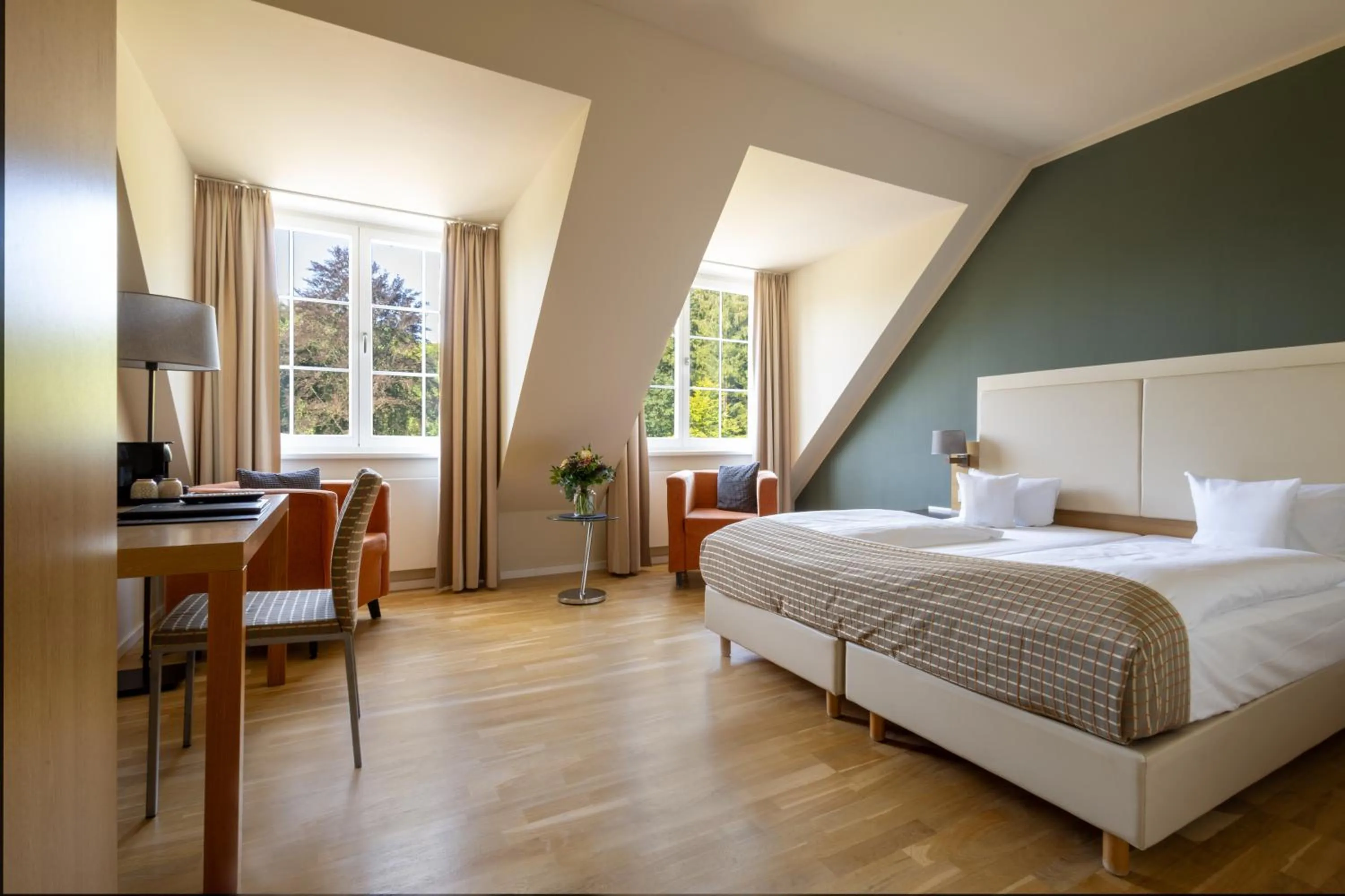 Bed in Hotel Stempferhof