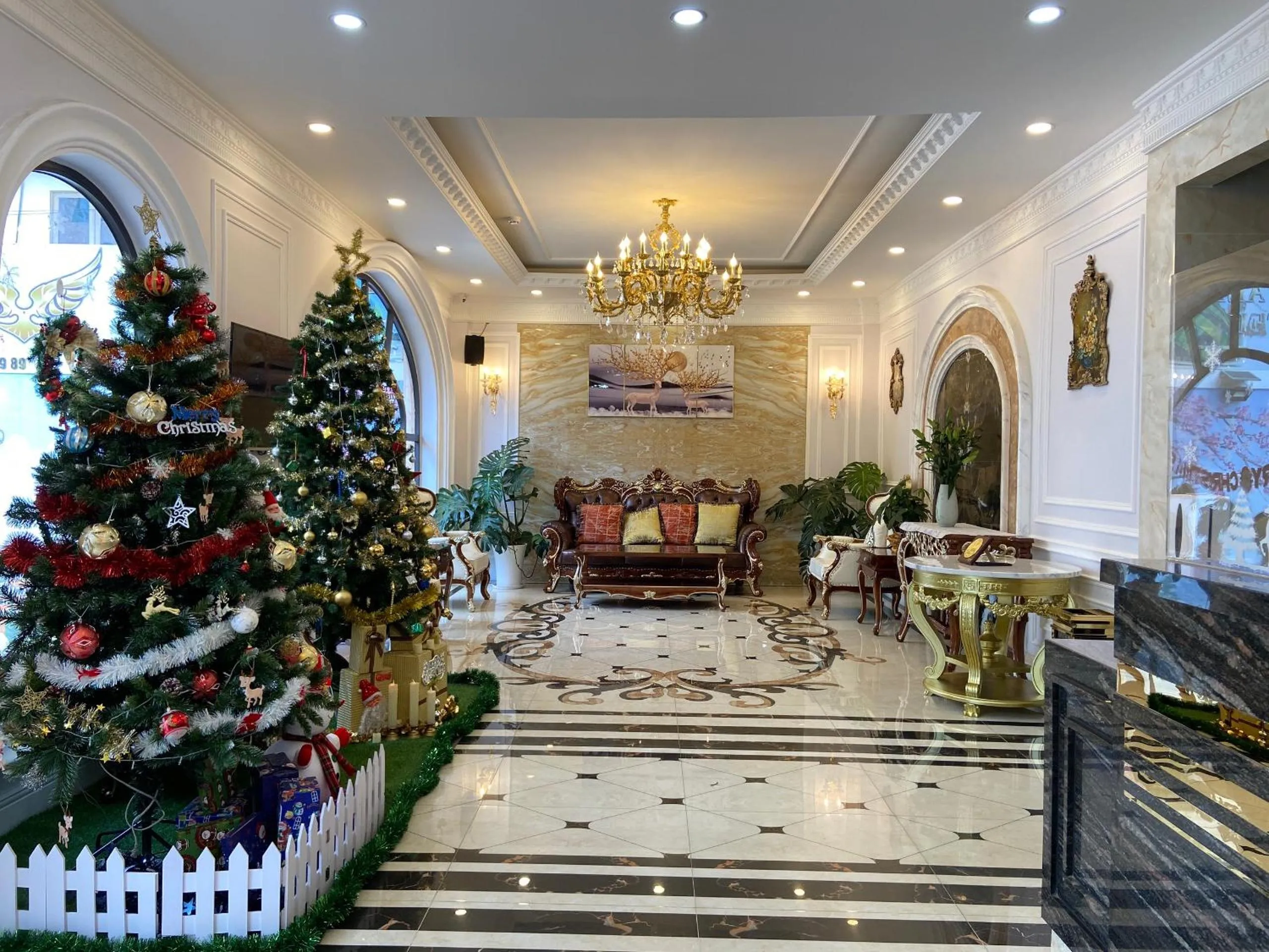 Lobby or reception in Peach Valley Hotel Dalat