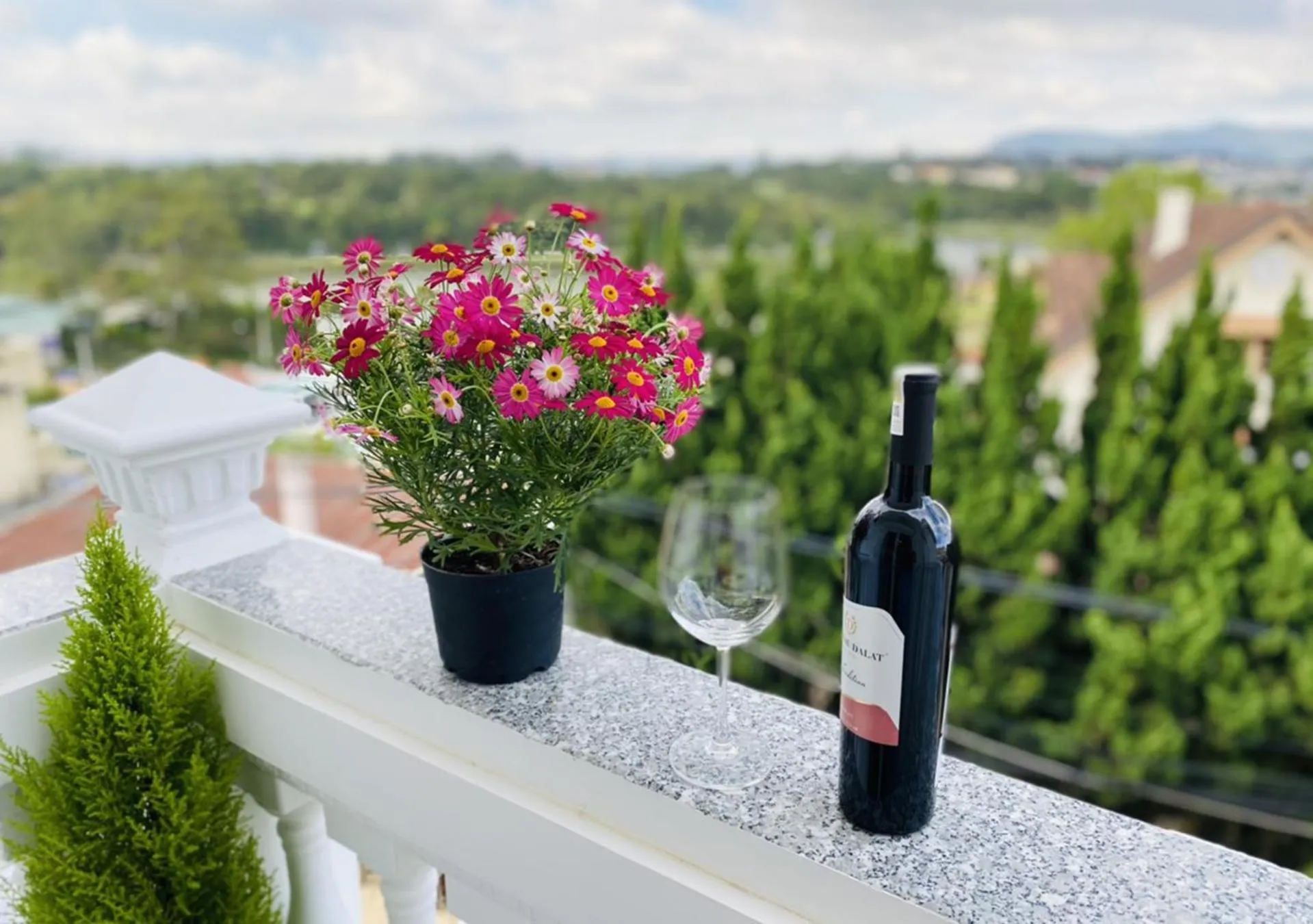 Lake view in Peach Valley Hotel Dalat