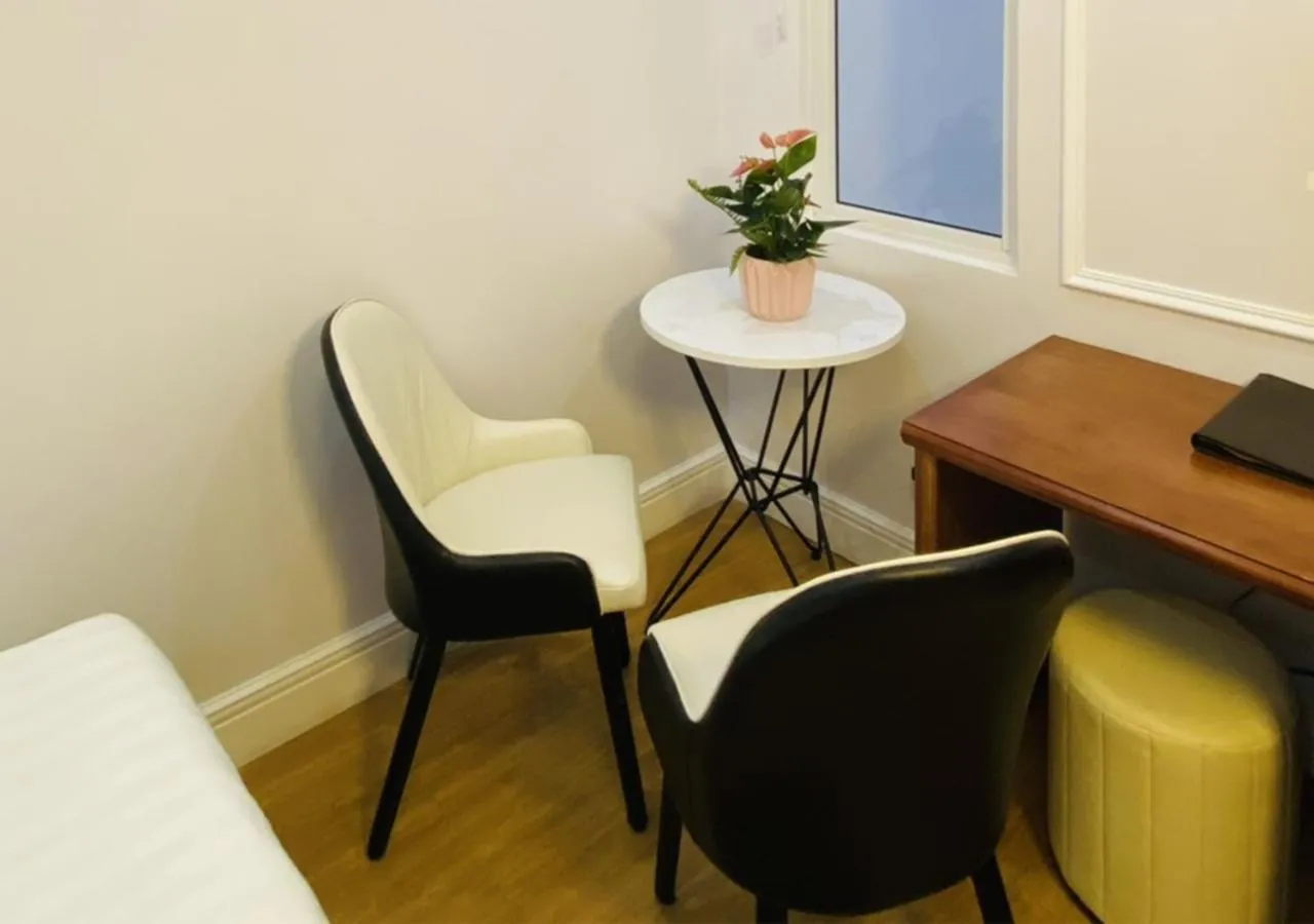 Seating area in Peach Valley Hotel Dalat