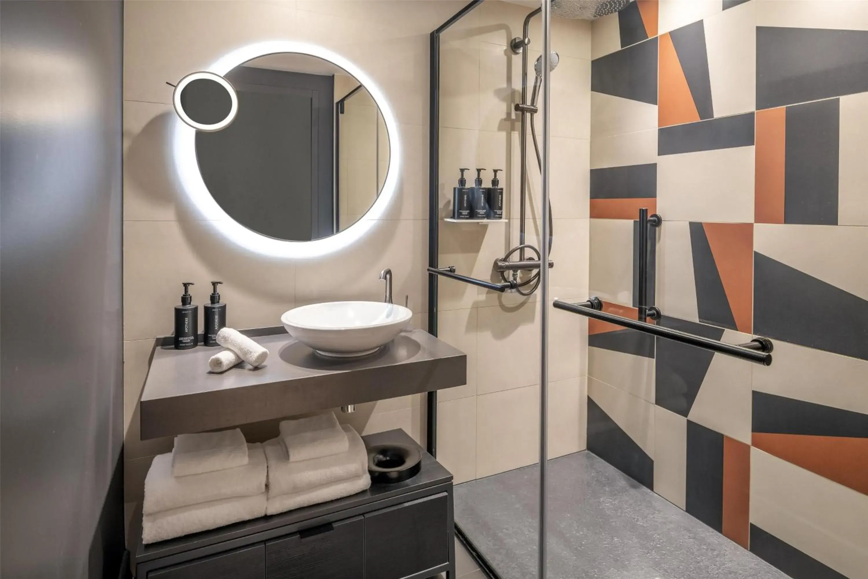 Bathroom in Canopy By Hilton Paris Eiffel Tower Bathroom in Canopy By Hilton Paris Eiffel Tower