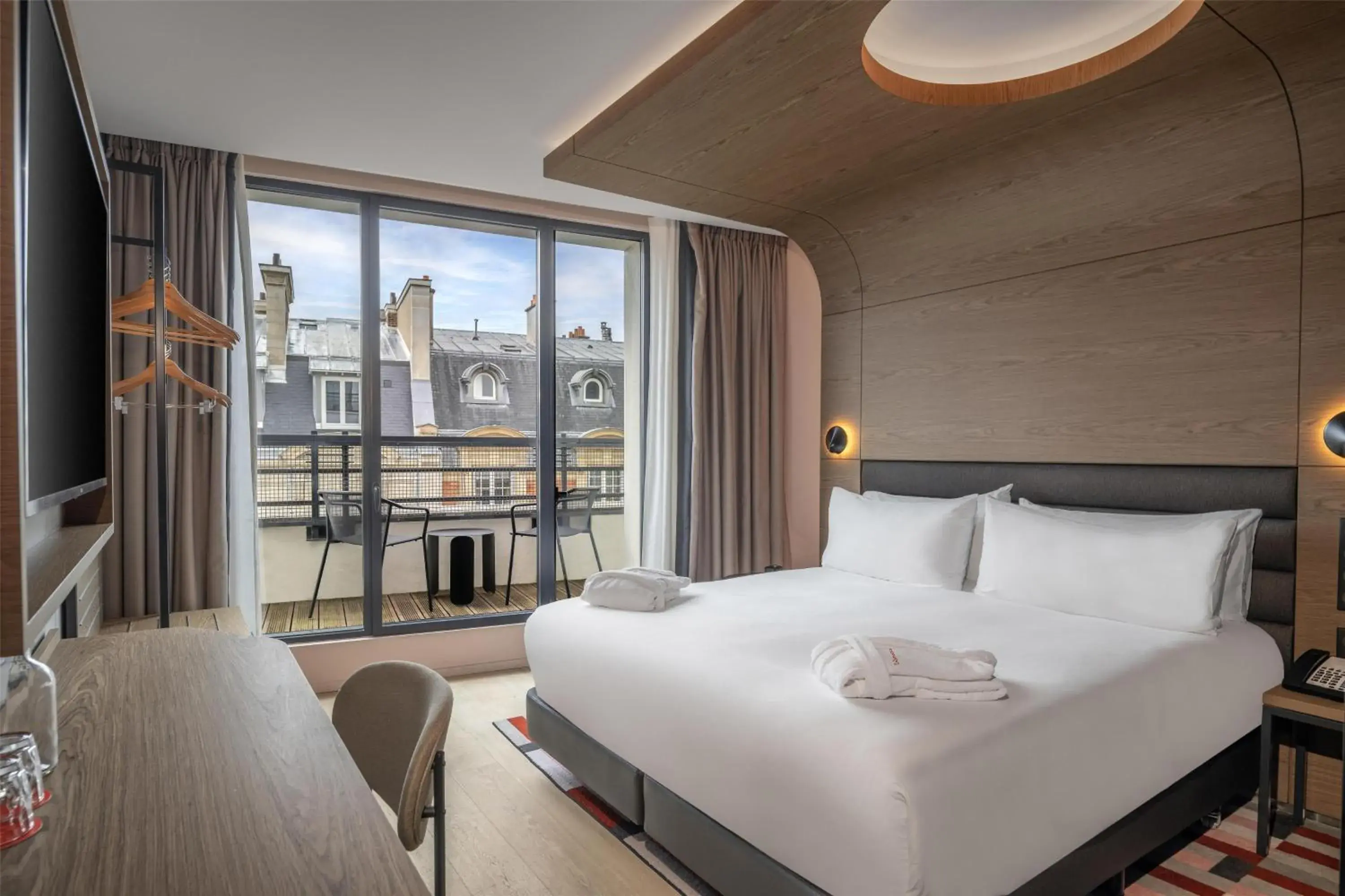 Premium King Room with Terrace in Canopy By Hilton Paris Eiffel Tower Premium King Room with Terrace in Canopy By Hilton Paris Eiffel Tower