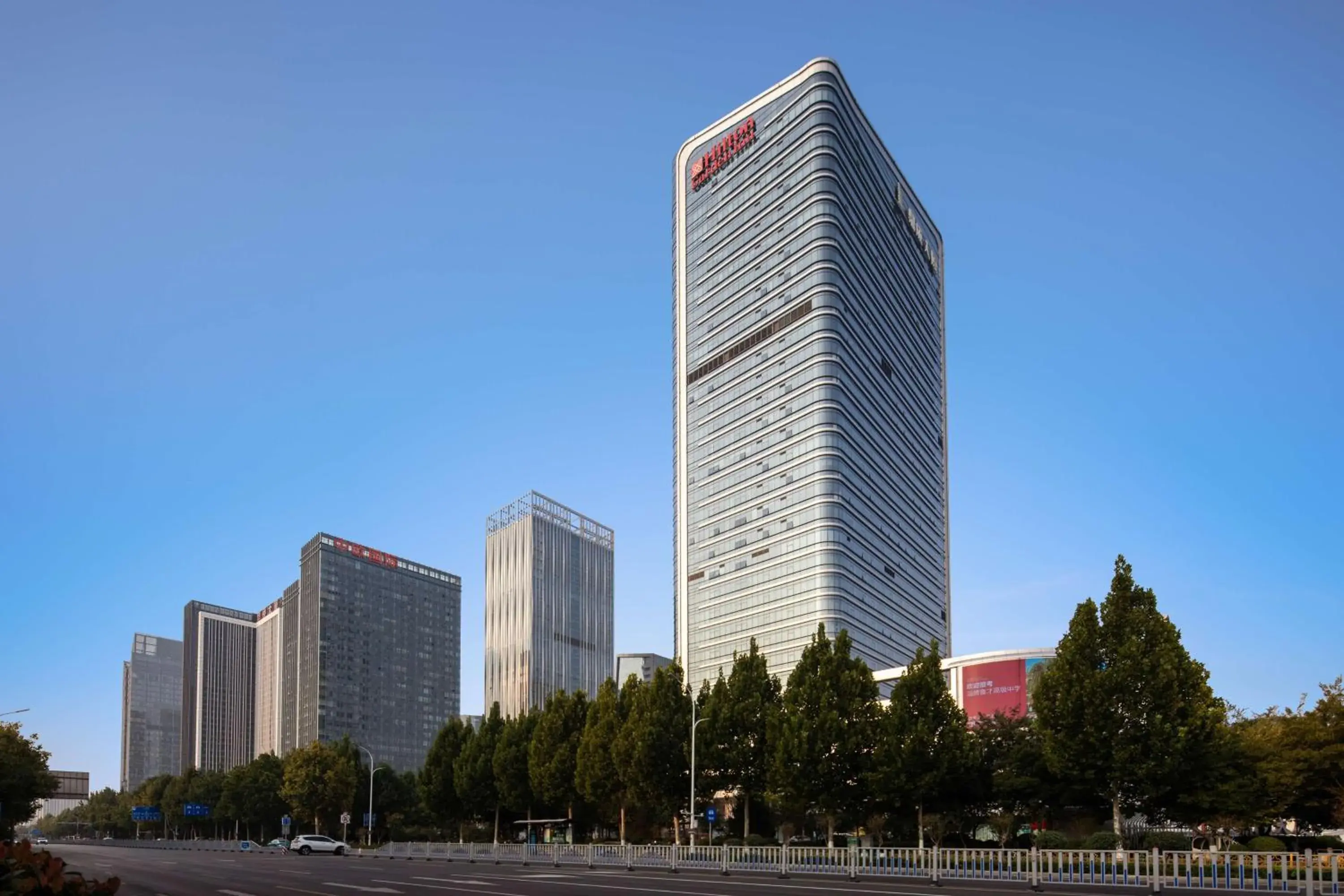 Property building in Hilton Garden Inn Zibo Zhangdian Property building in Hilton Garden Inn Zibo Zhangdian