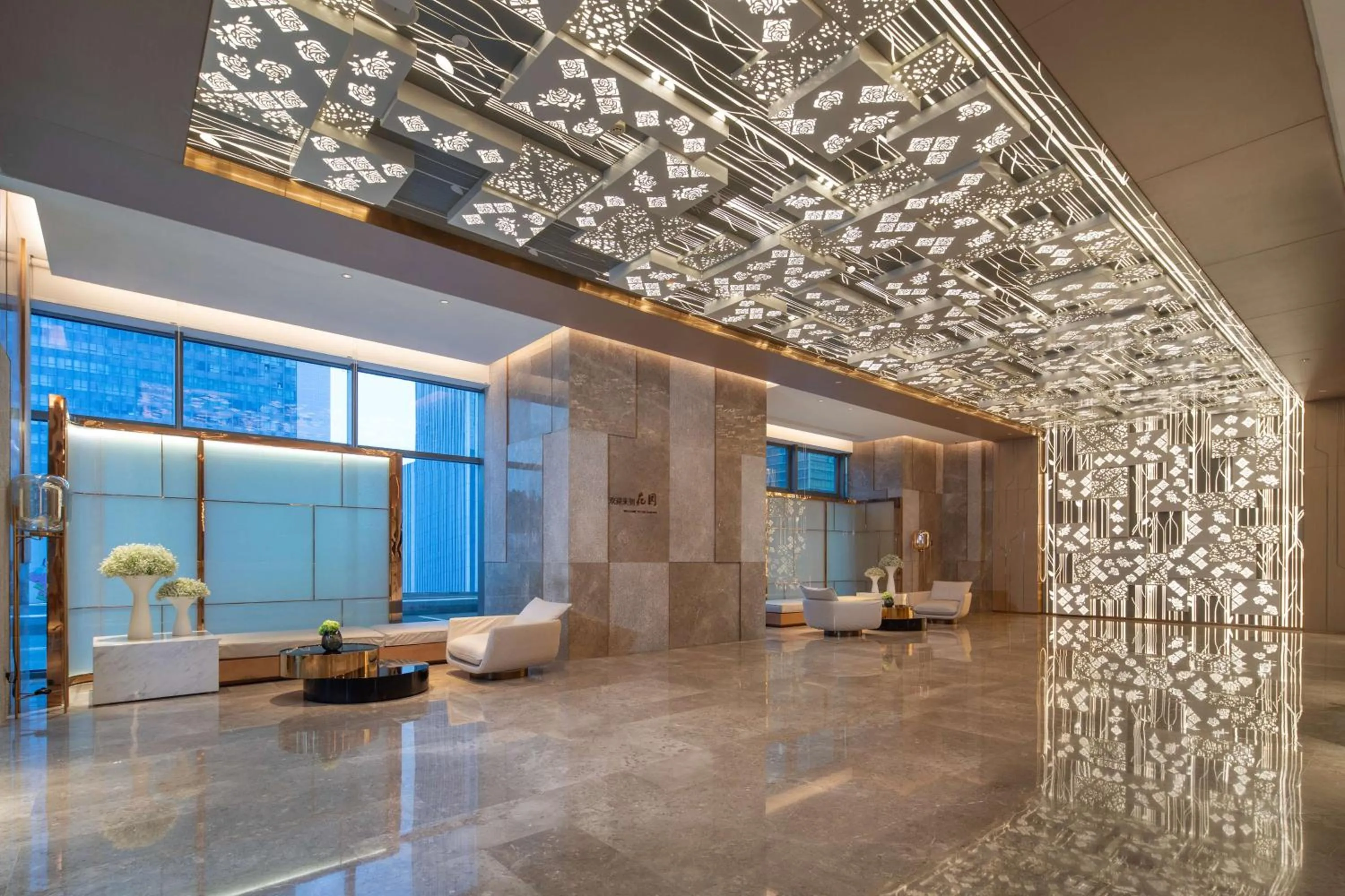 Lobby or reception in Hilton Garden Inn Zibo Zhangdian