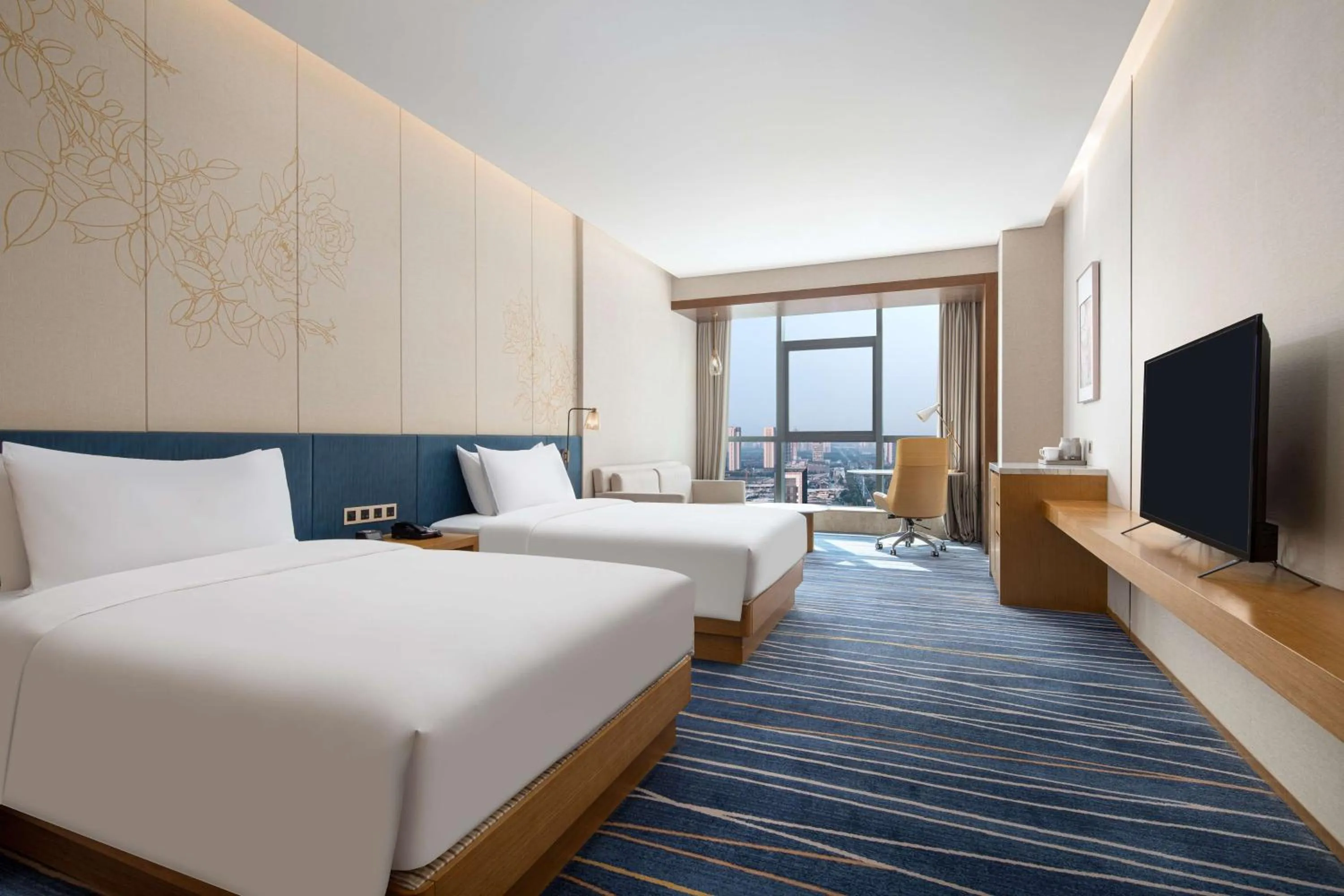Bed in Hilton Garden Inn Zibo Zhangdian