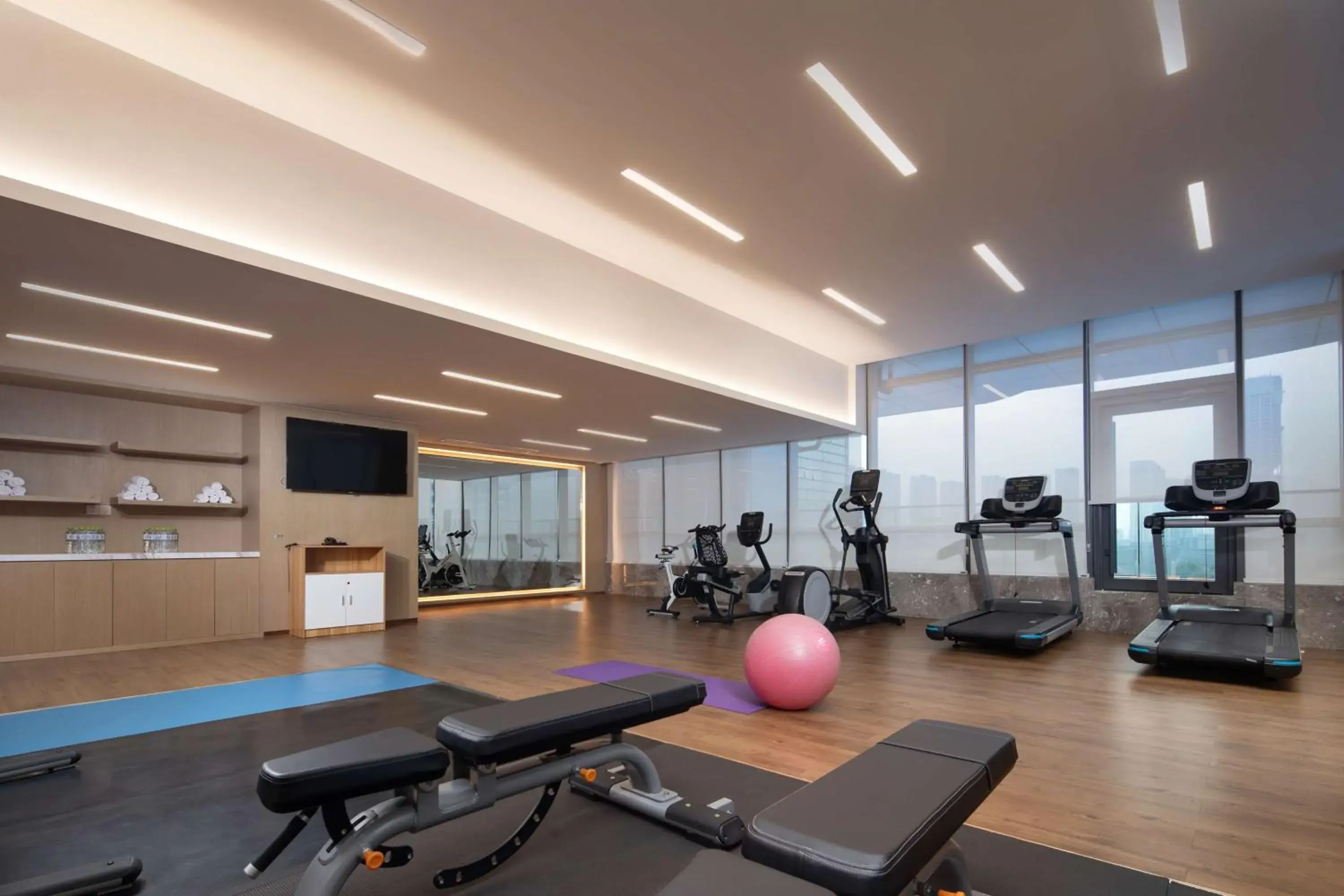 Fitness centre/facilities in Hilton Garden Inn Zibo Zhangdian Fitness centre/facilities in Hilton Garden Inn Zibo Zhangdian