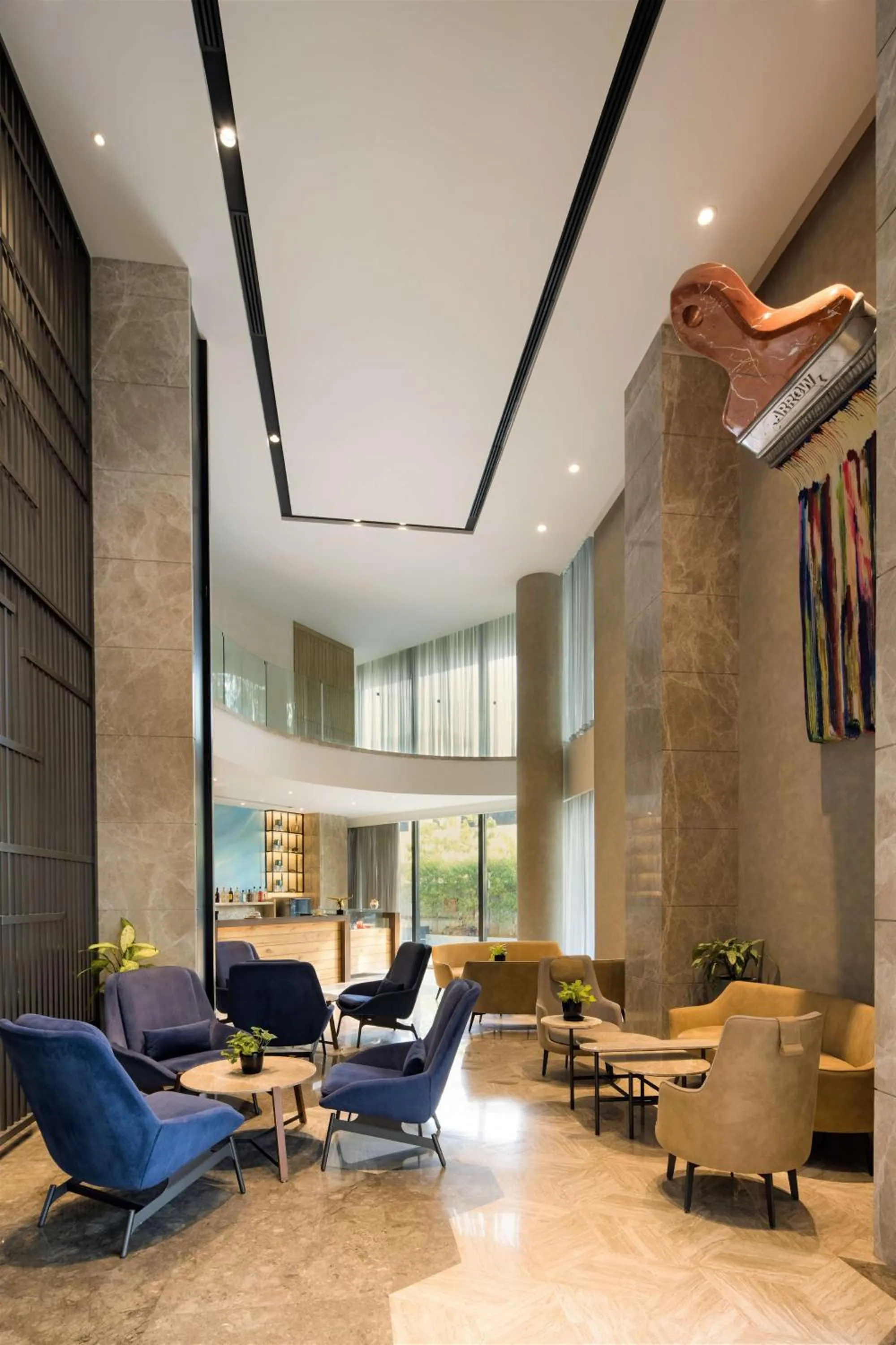 Lounge or bar in Radisson Blu Mumbai International Airport