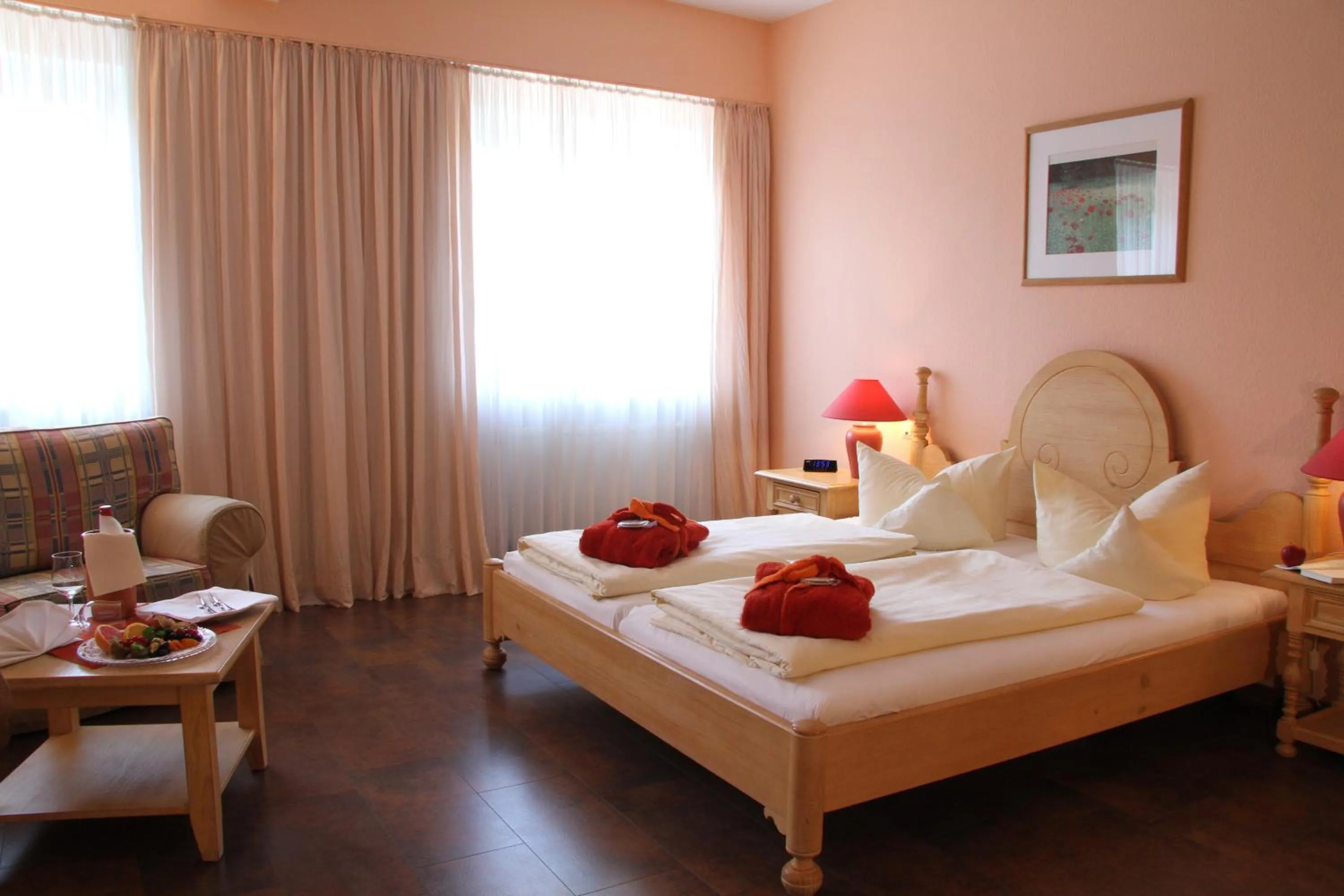 Decorative detail, Bed in Kurhotel Fürstenhof by David