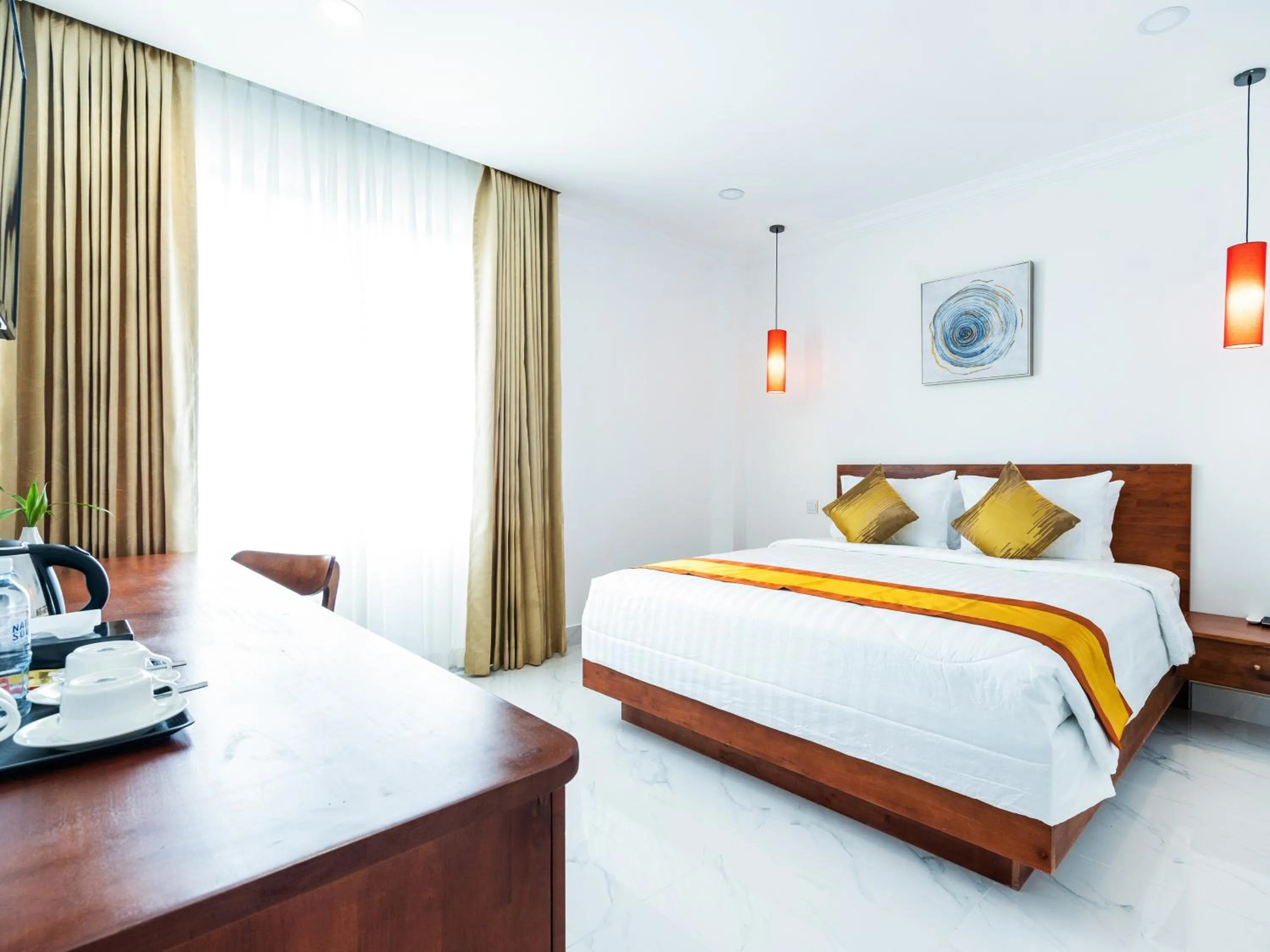 Bed in Le Kree Downtown Hotel