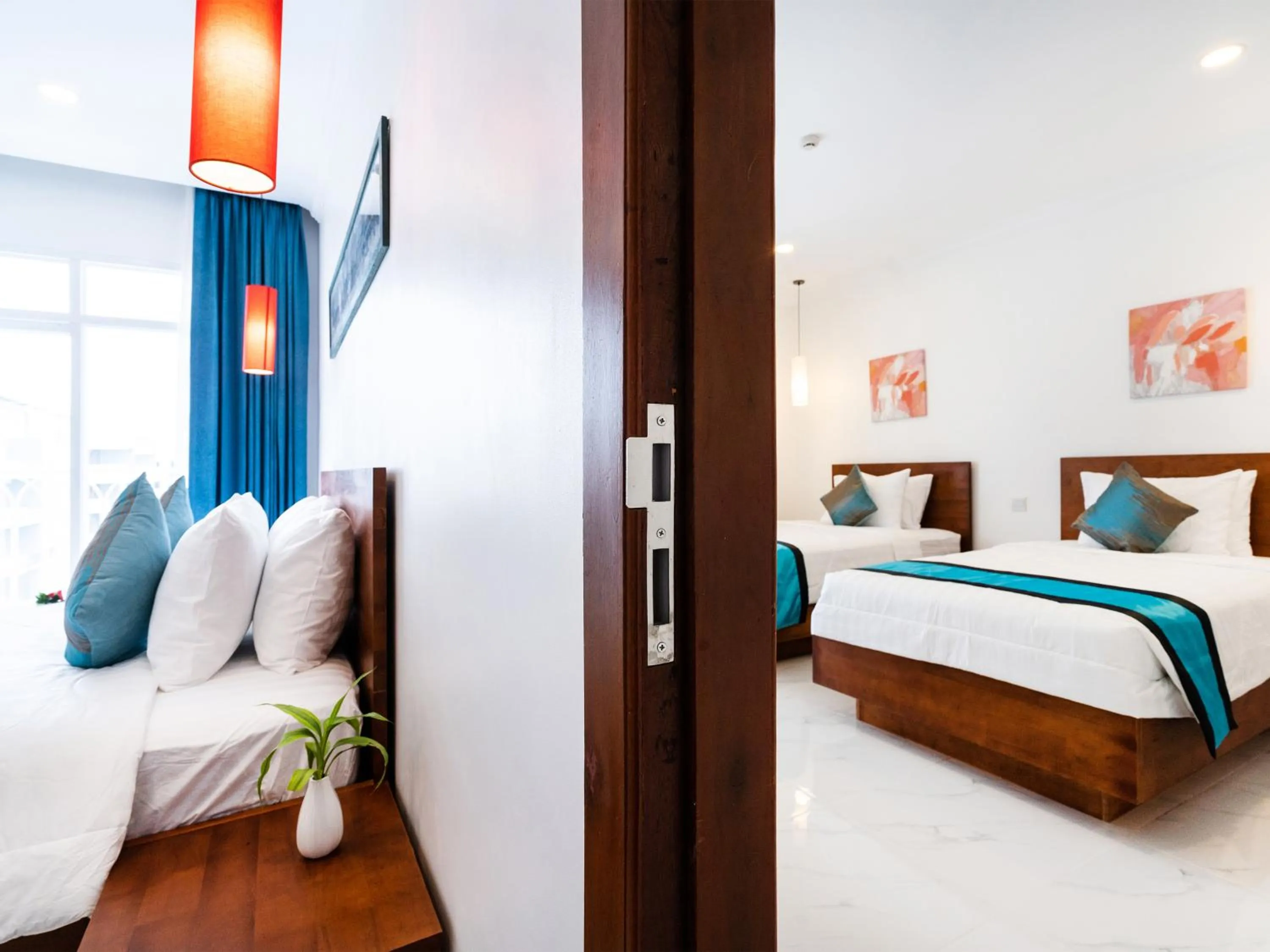 Bed in Le Kree Downtown Hotel