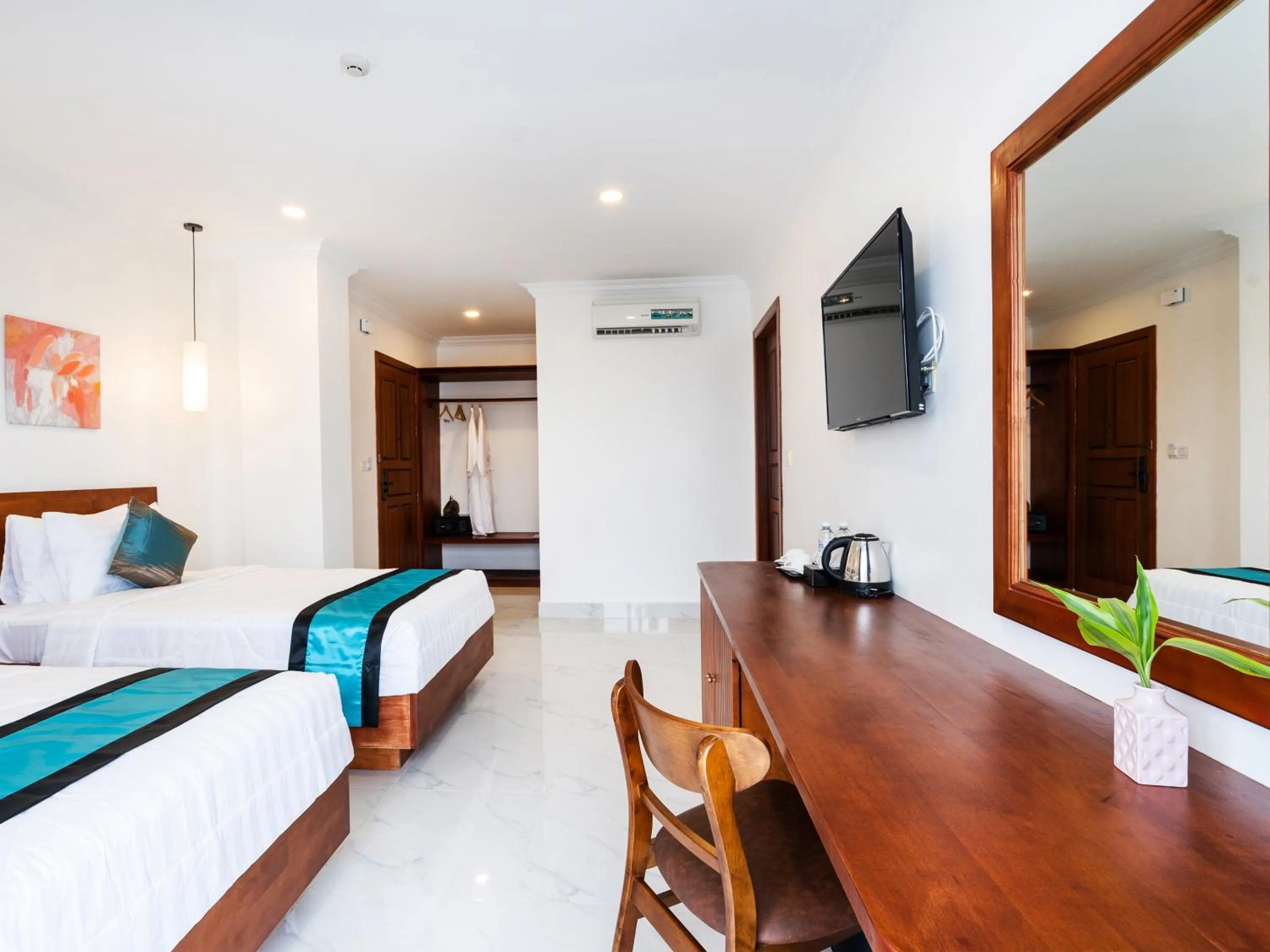 Bed in Le Kree Downtown Hotel