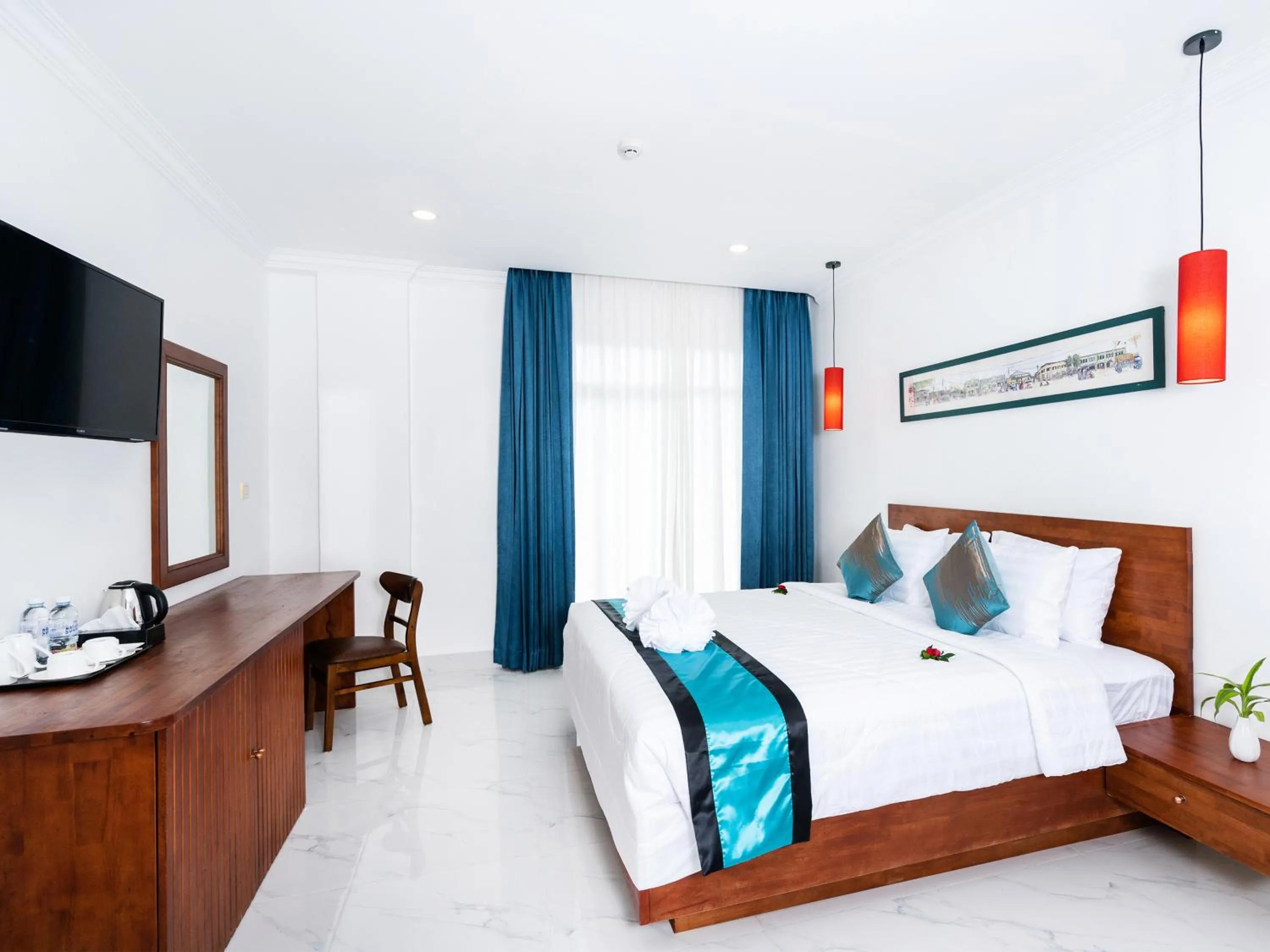 TV and multimedia, Bed in Le Kree Downtown Hotel