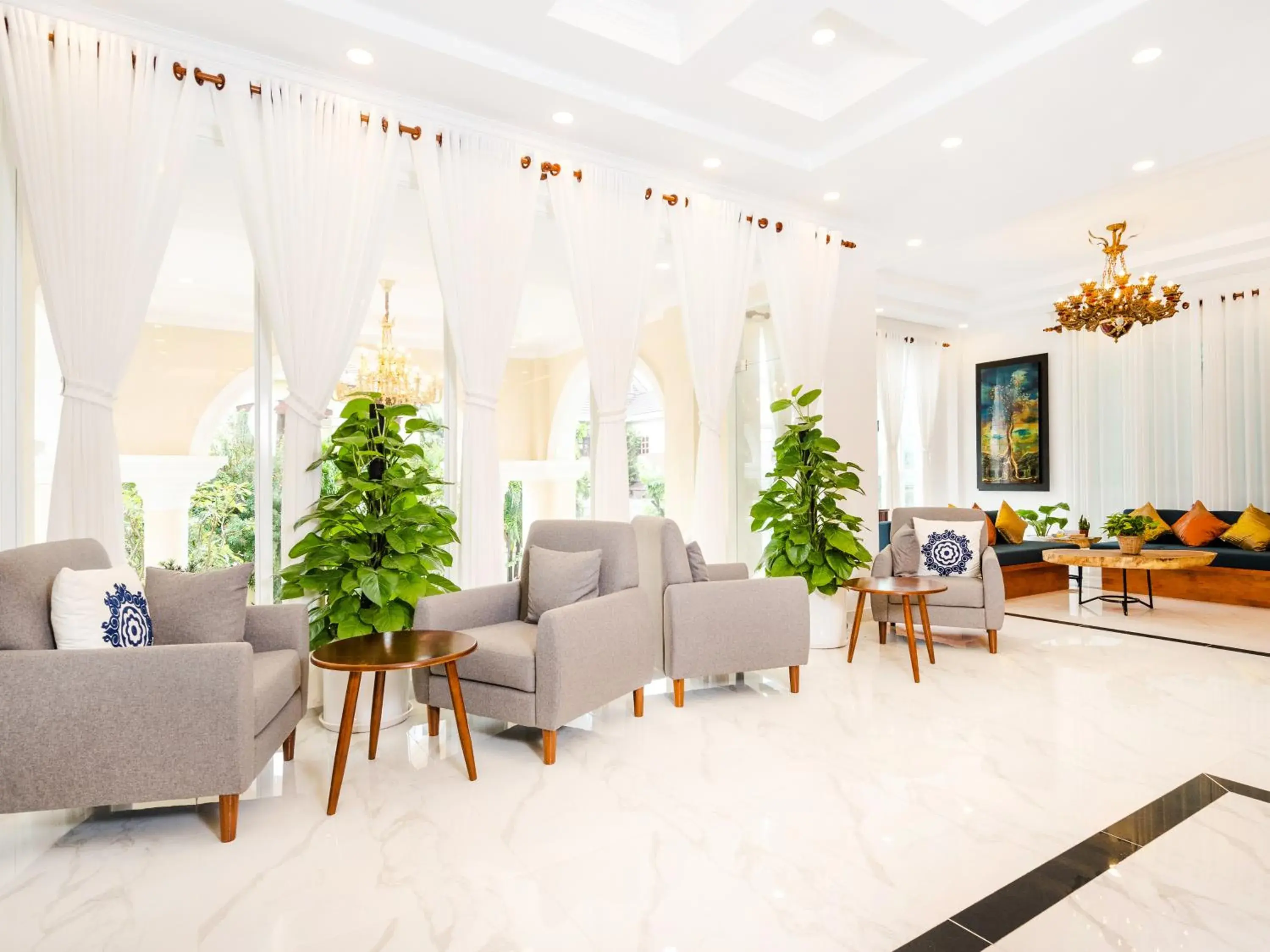 Living room in Le Kree Downtown Hotel Living room in Le Kree Downtown Hotel