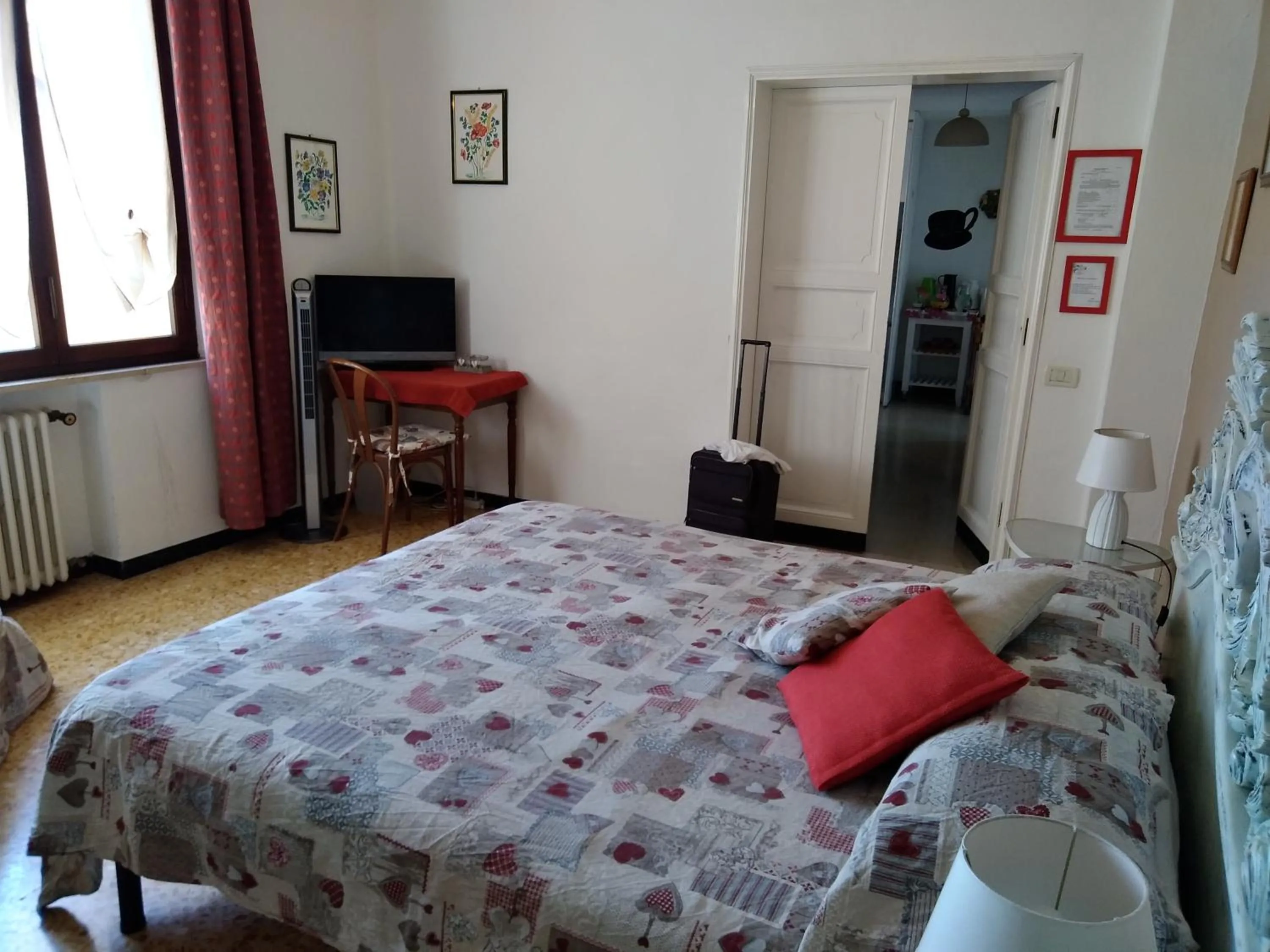 Decorative detail, Bed in Casa di Osio