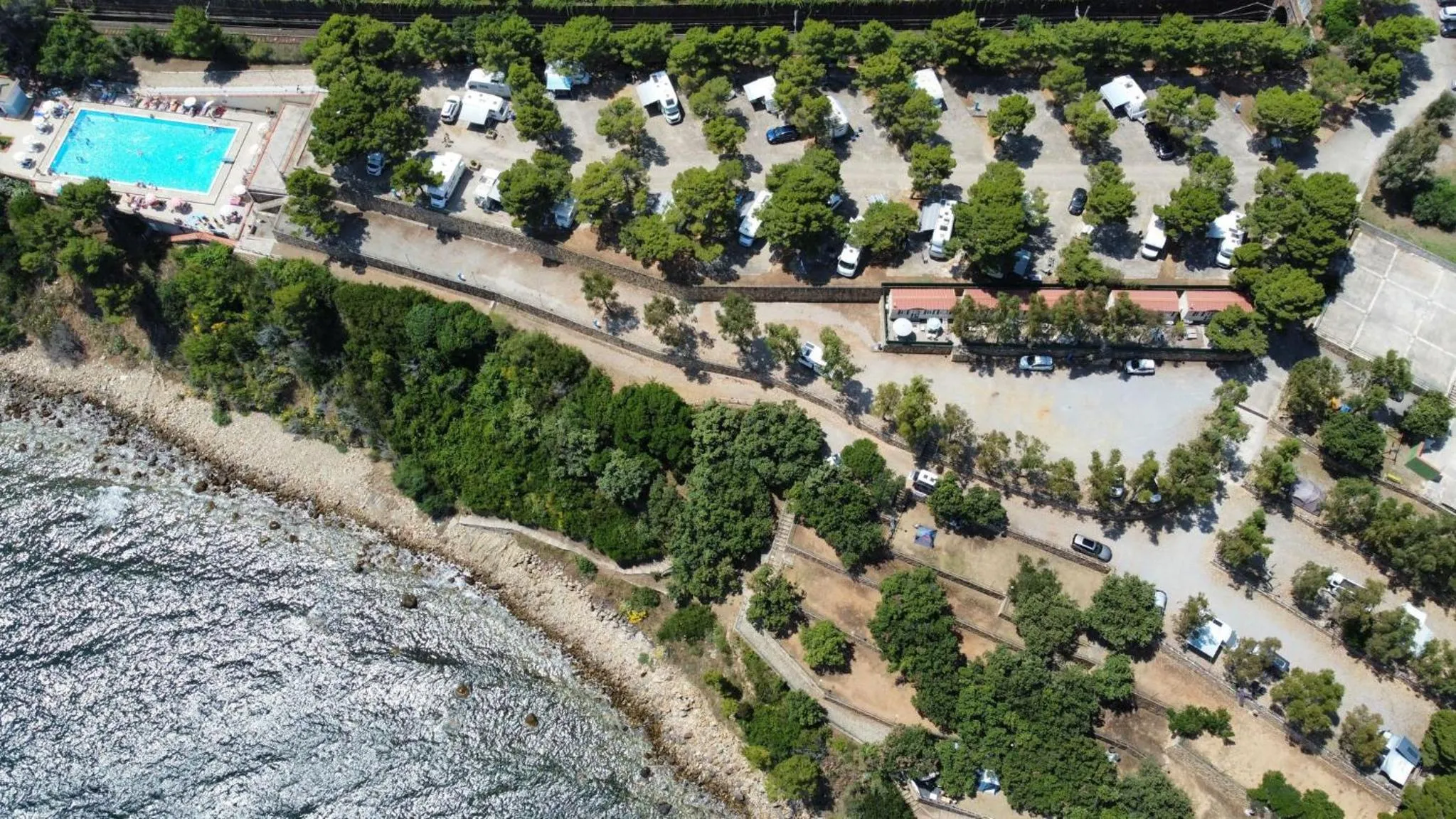 Bird's eye view in Camping & Village Rais Gerbi