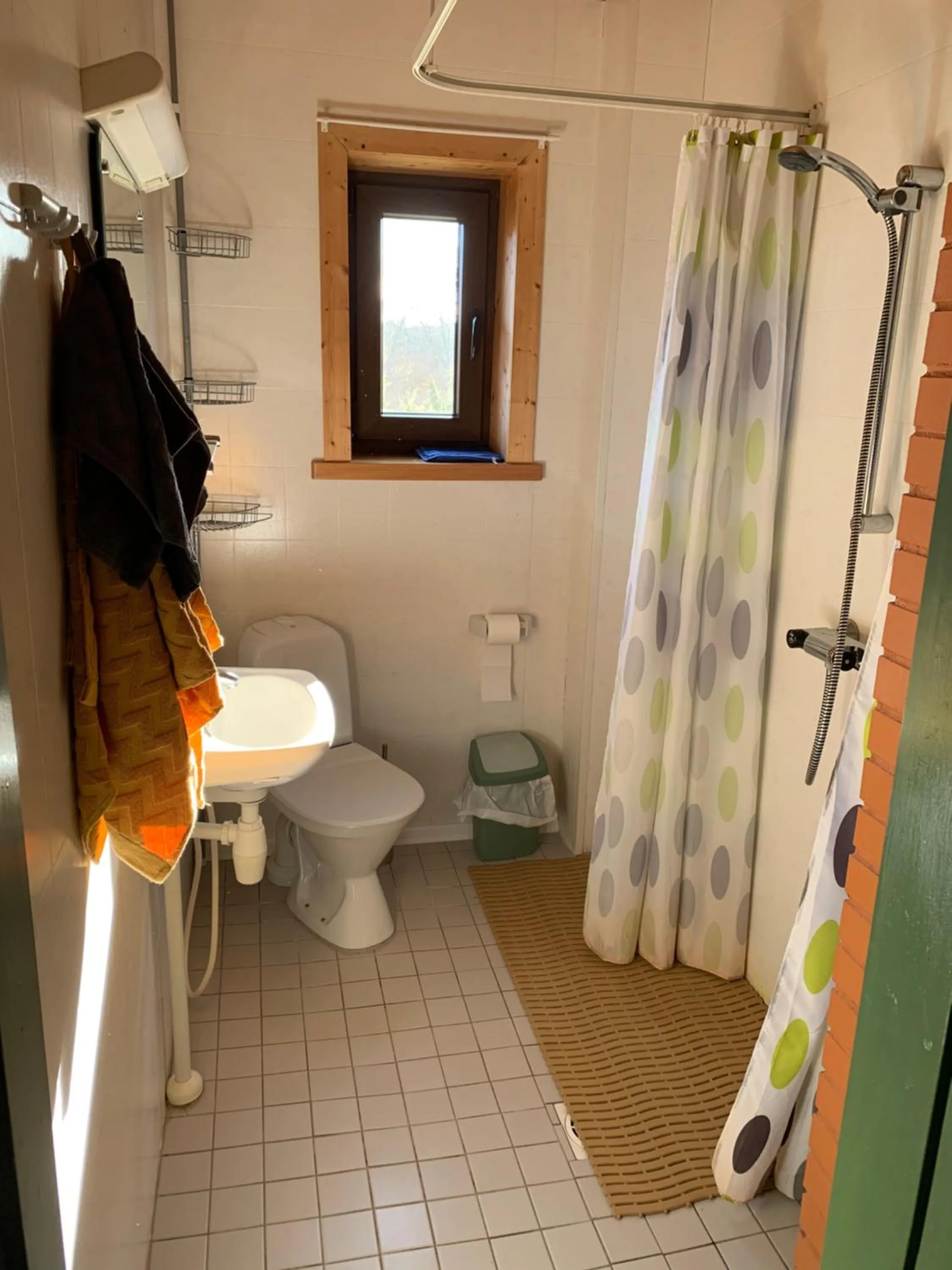 Shower in Keldrimäe külalistemaja