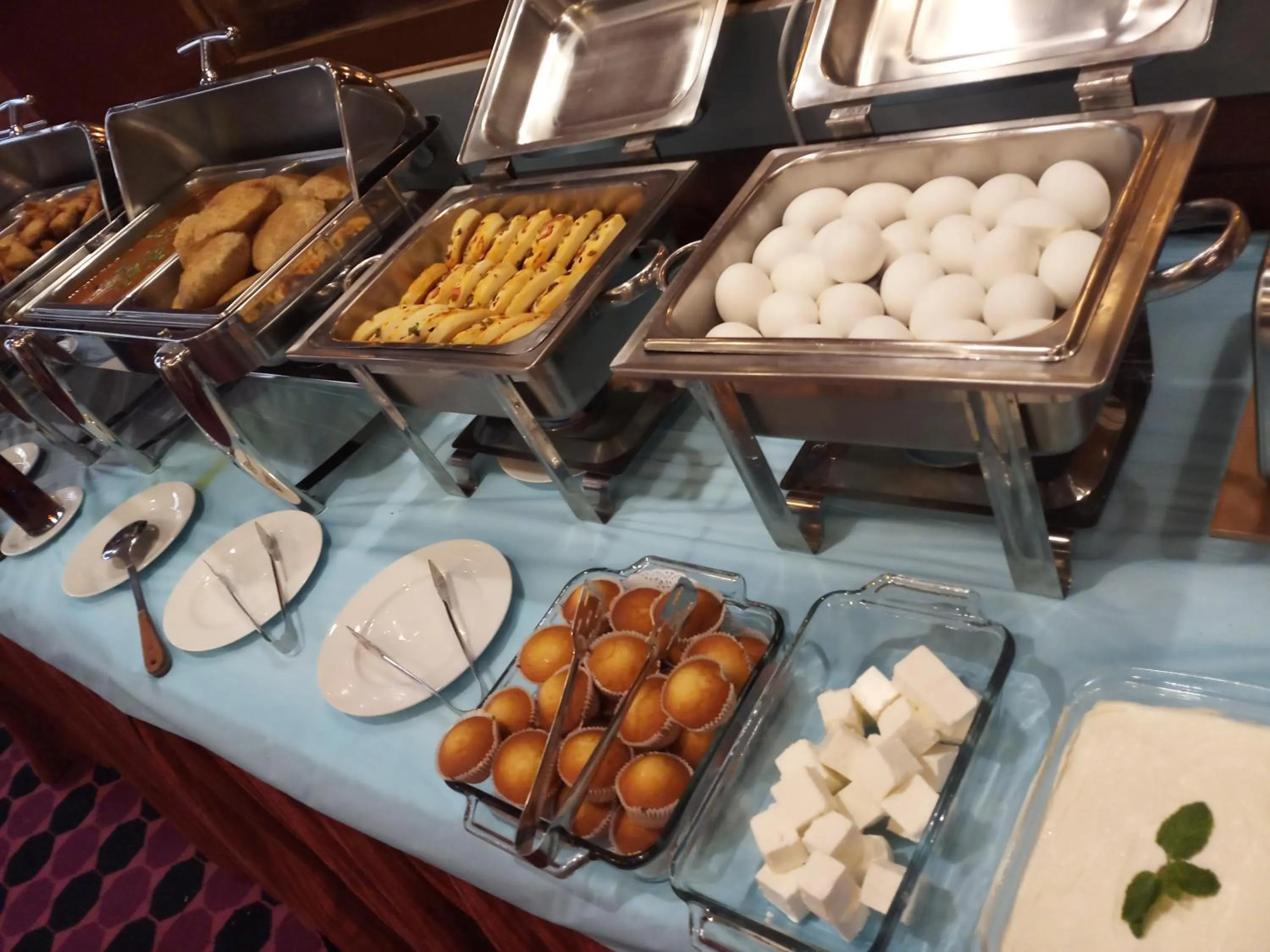 Buffet breakfast in Oriental Palace Hotel