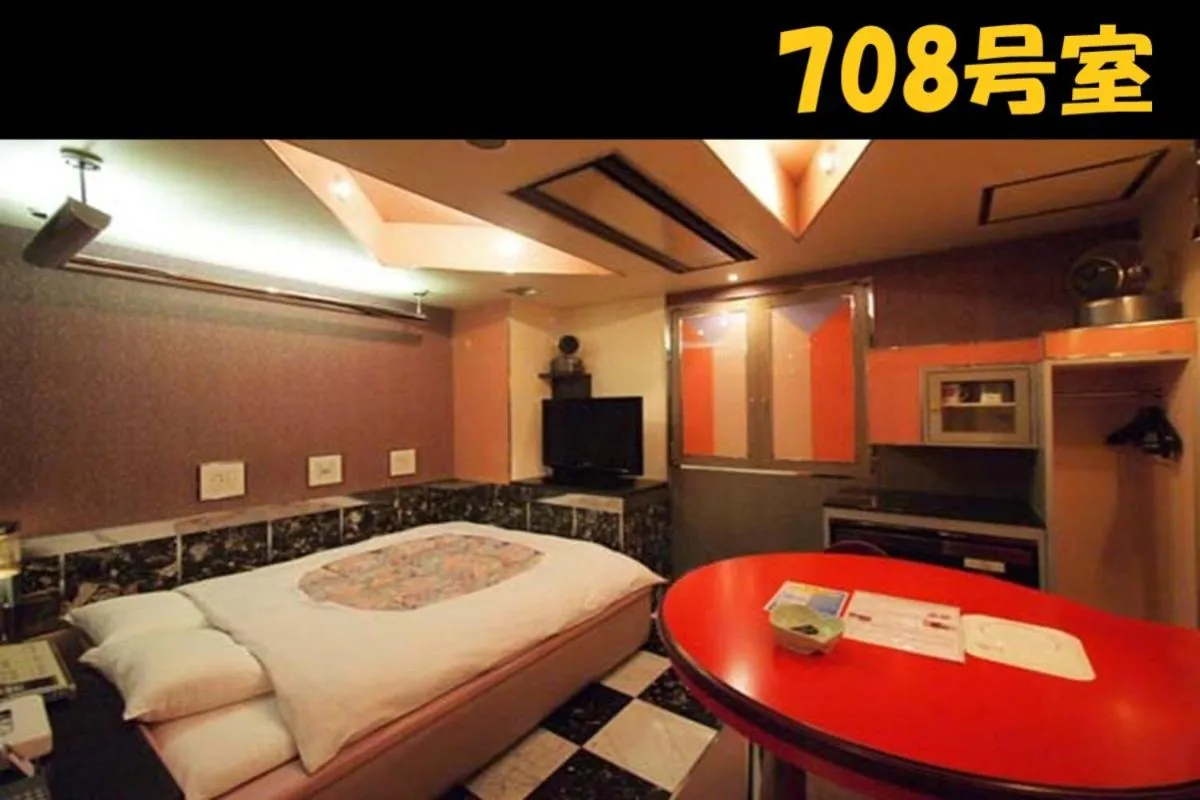 Bed in HOTEL Us Racecourse Adult only