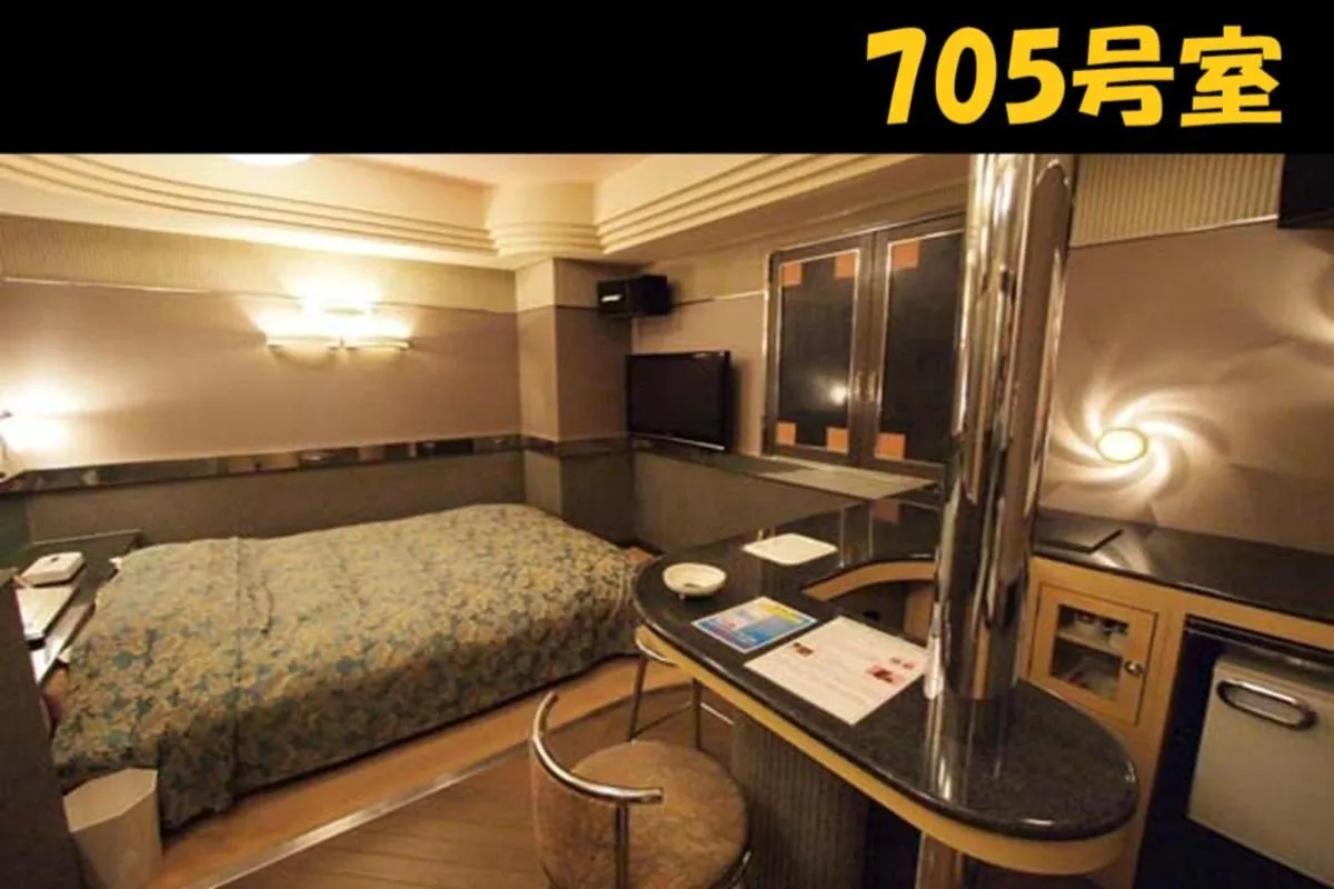 Bed in HOTEL Us Racecourse Adult only