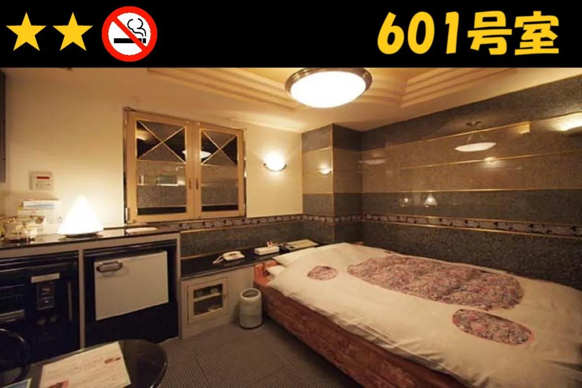 Bed in HOTEL Us Racecourse Adult only