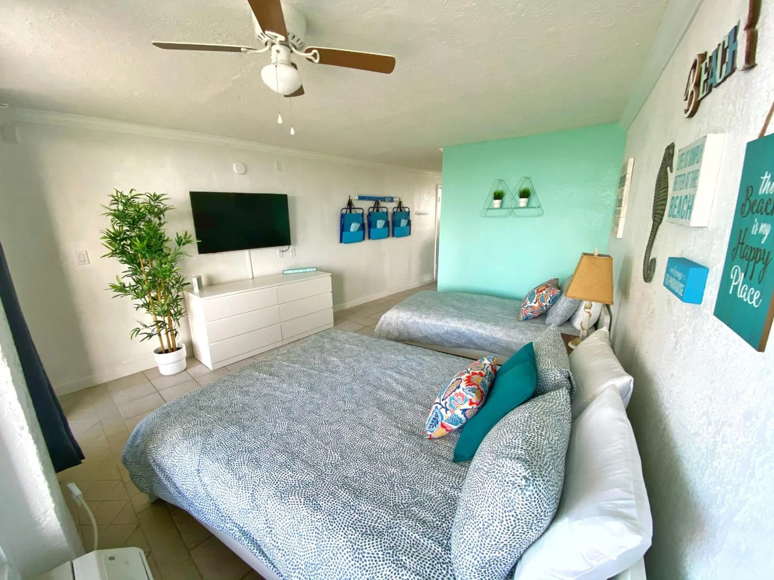 Bed in Pirates Cove Resort Studios!