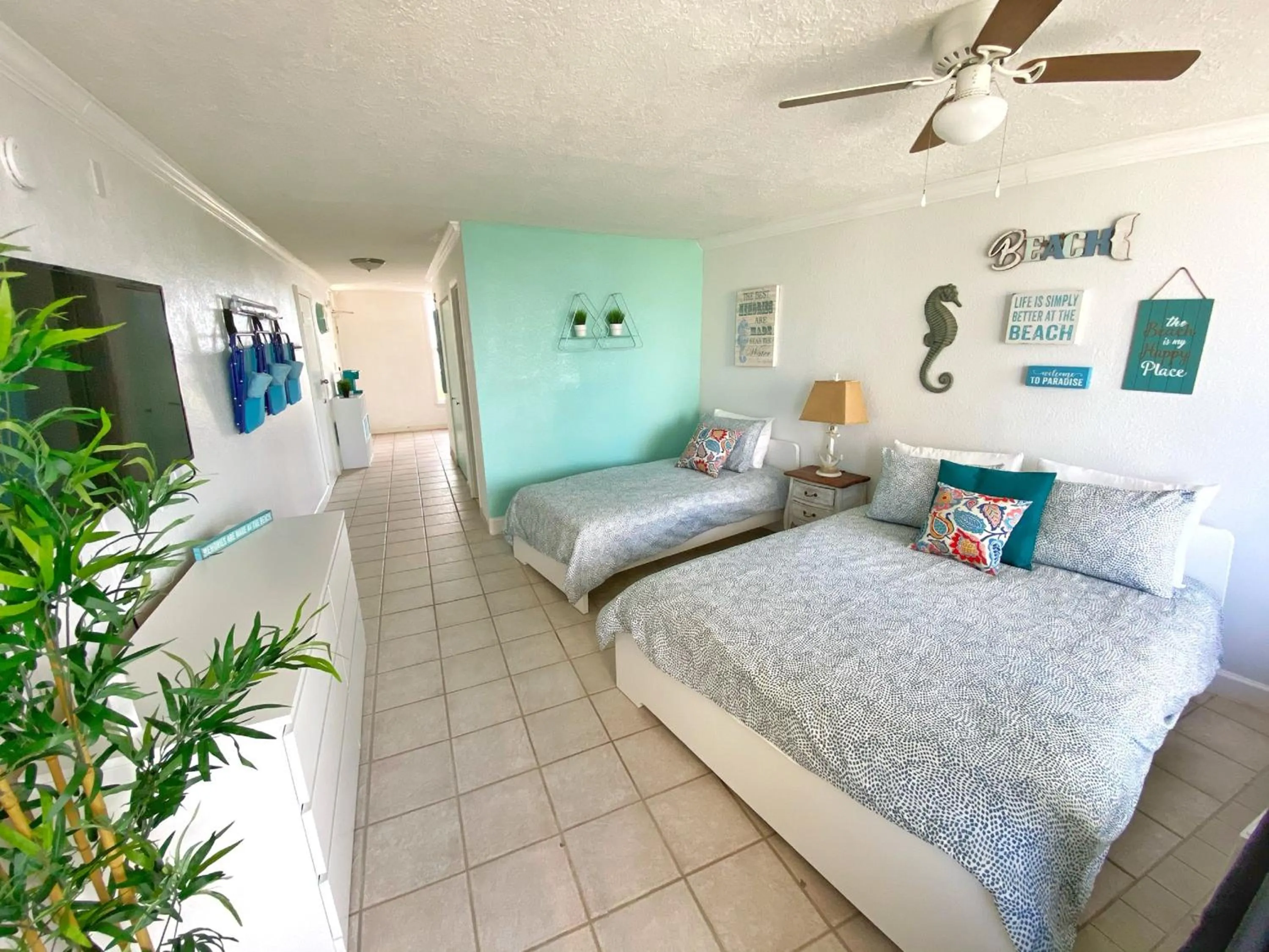 Bed in Pirates Cove Resort Studios!