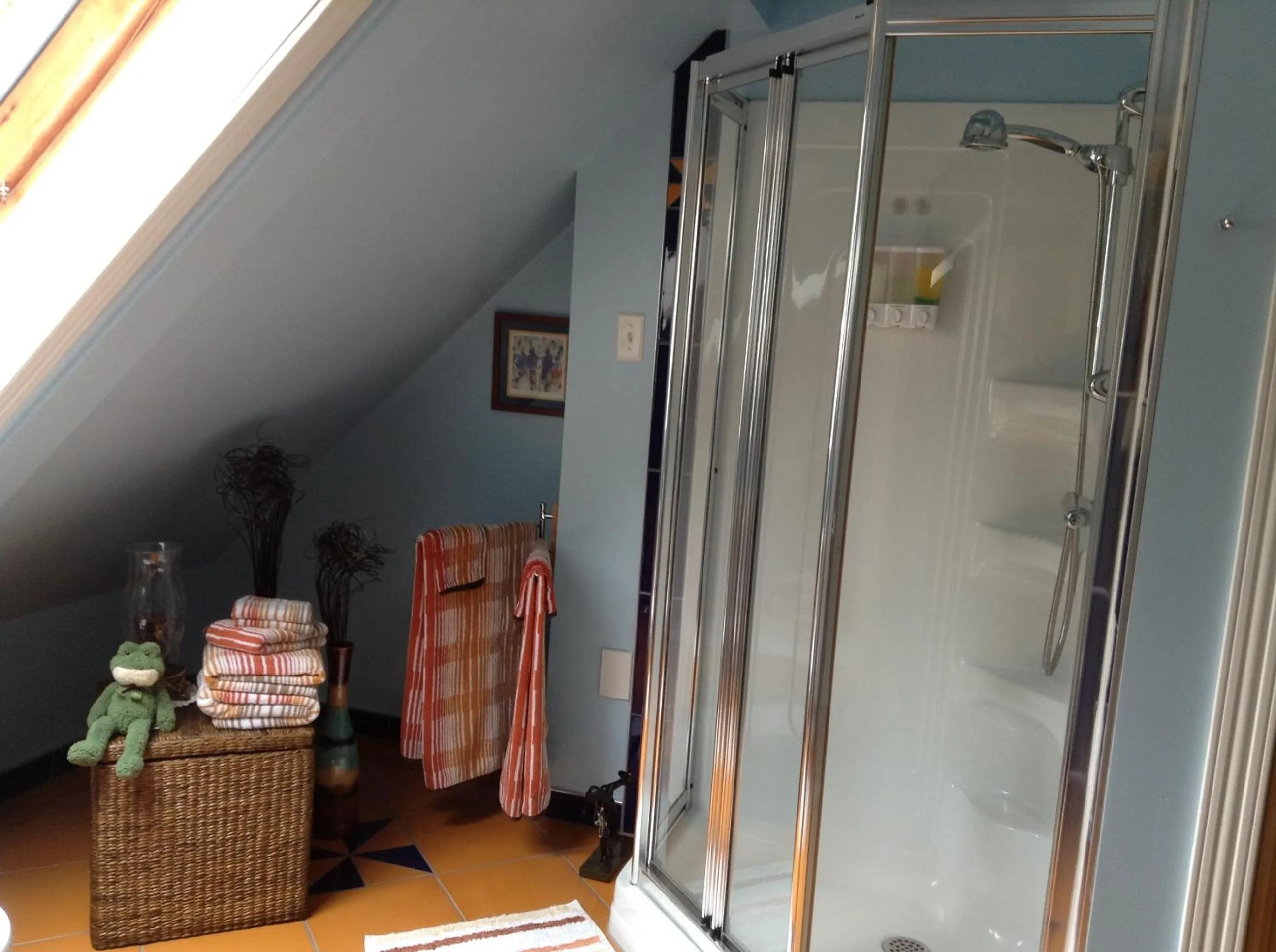 Shower in La Belle aux Berges