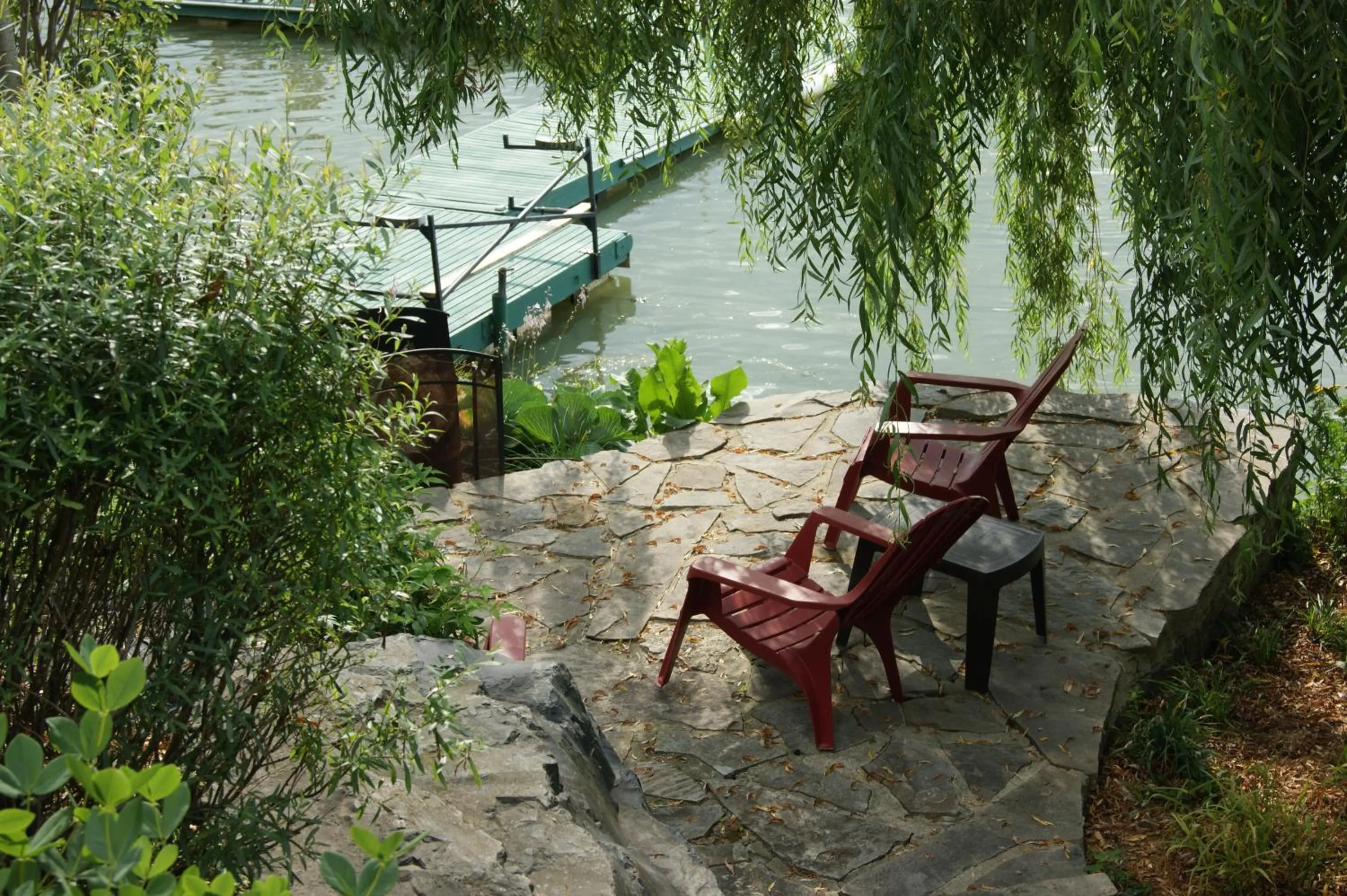 Patio in La Belle aux Berges