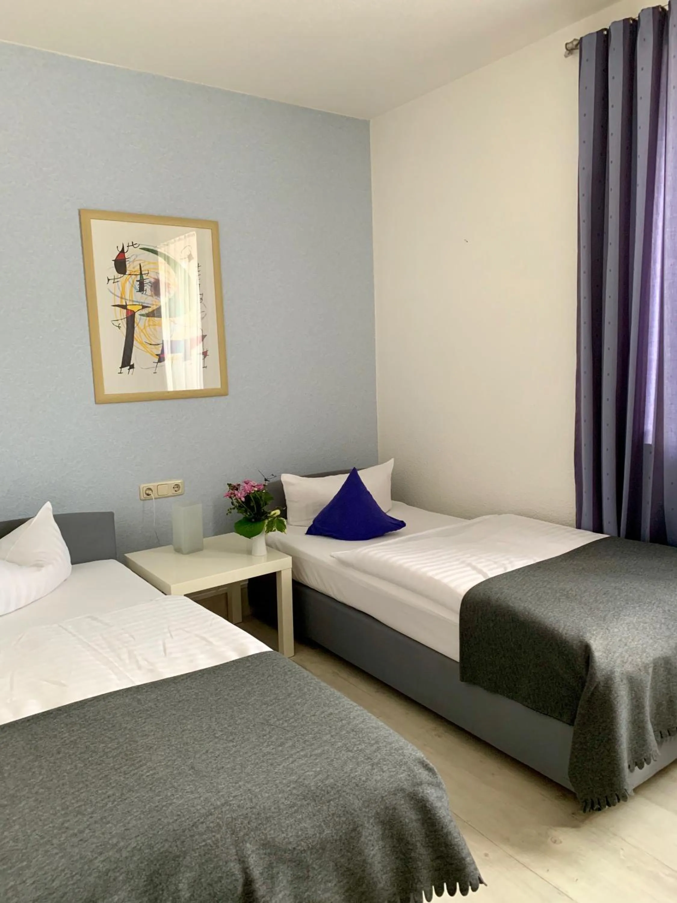 Bed in Art Hotel Köln