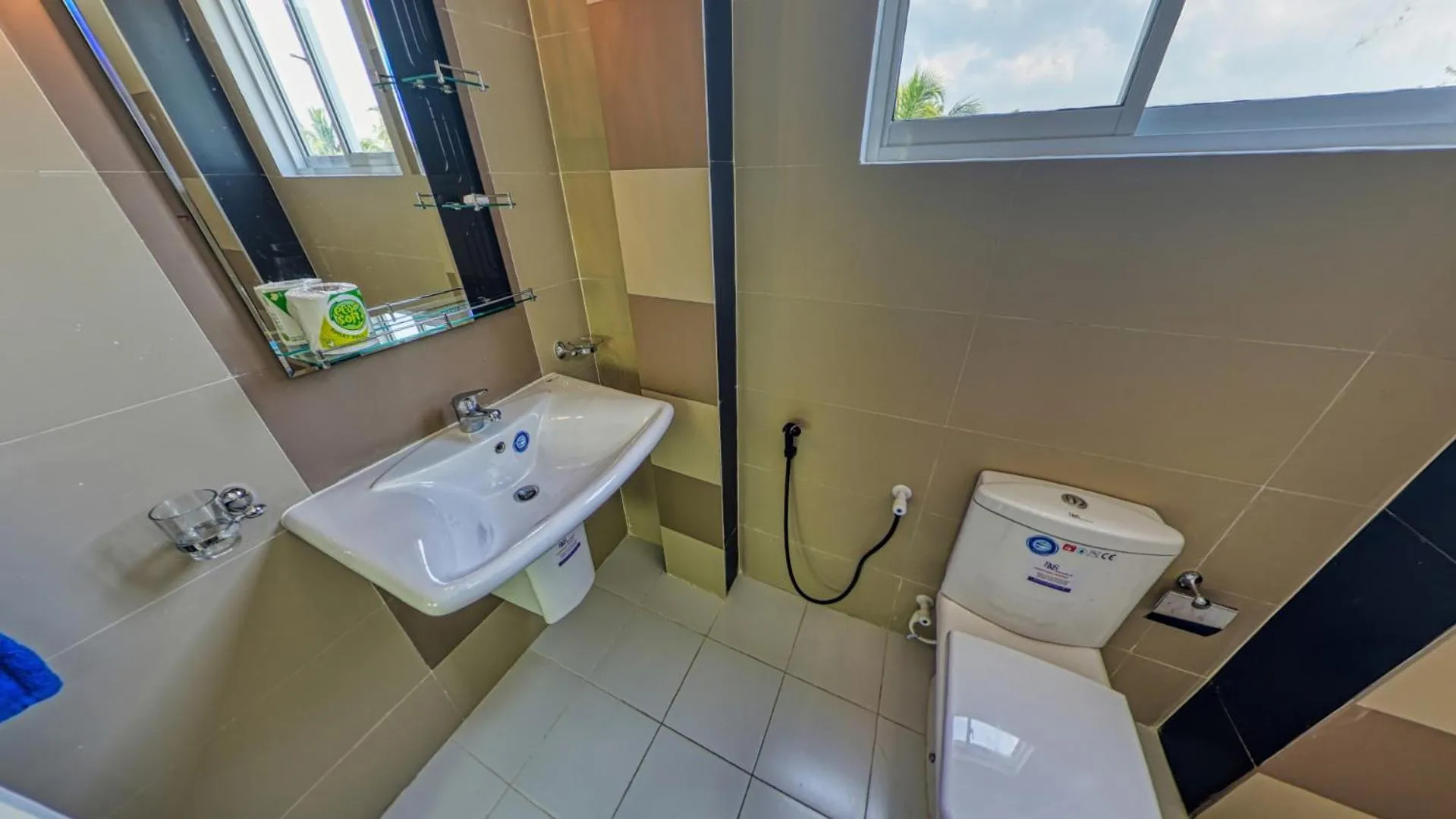 Bathroom in Sky Garden Mini Hotel