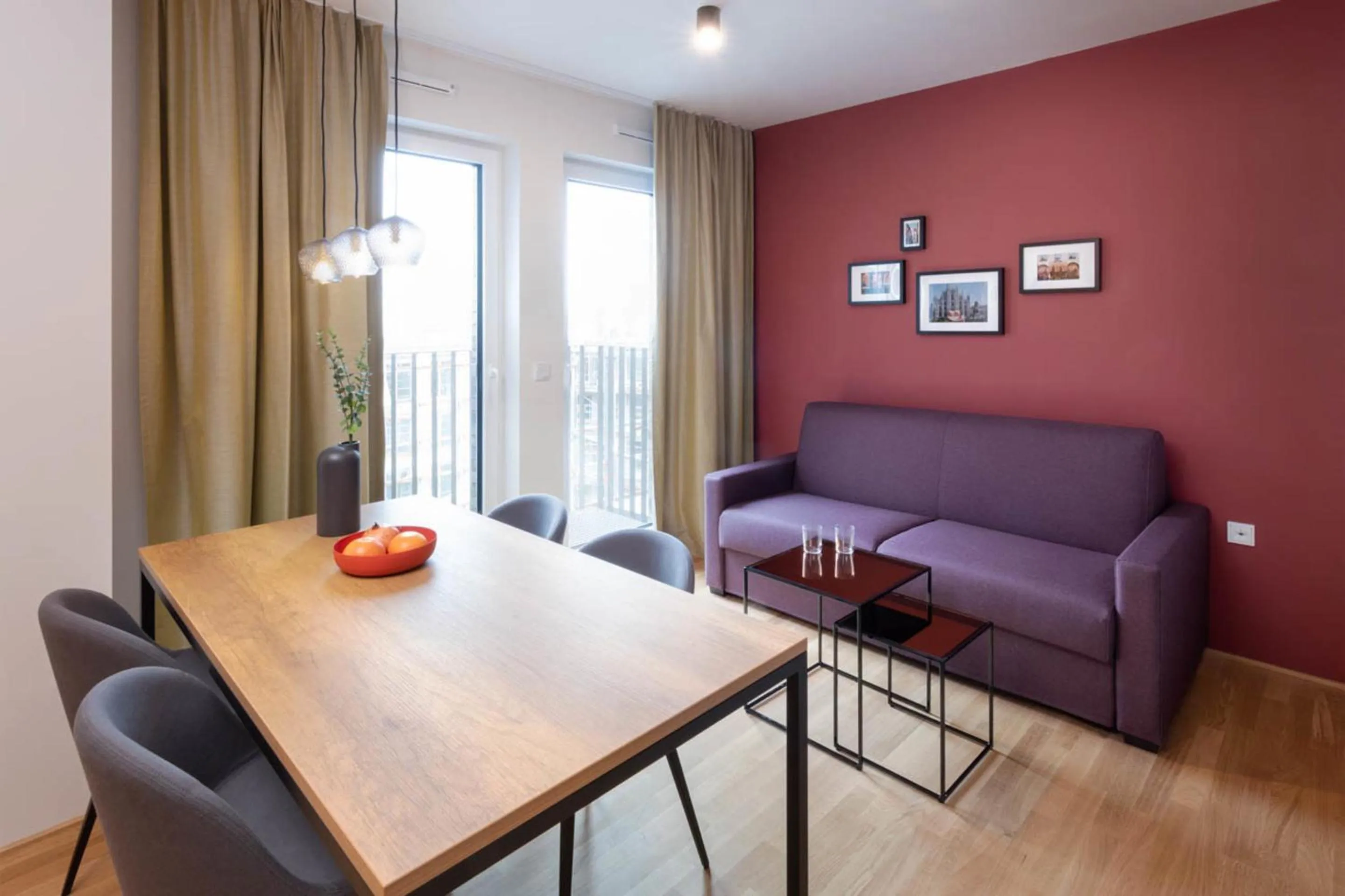 Living room in Brera Serviced Apartments Frankfurt West