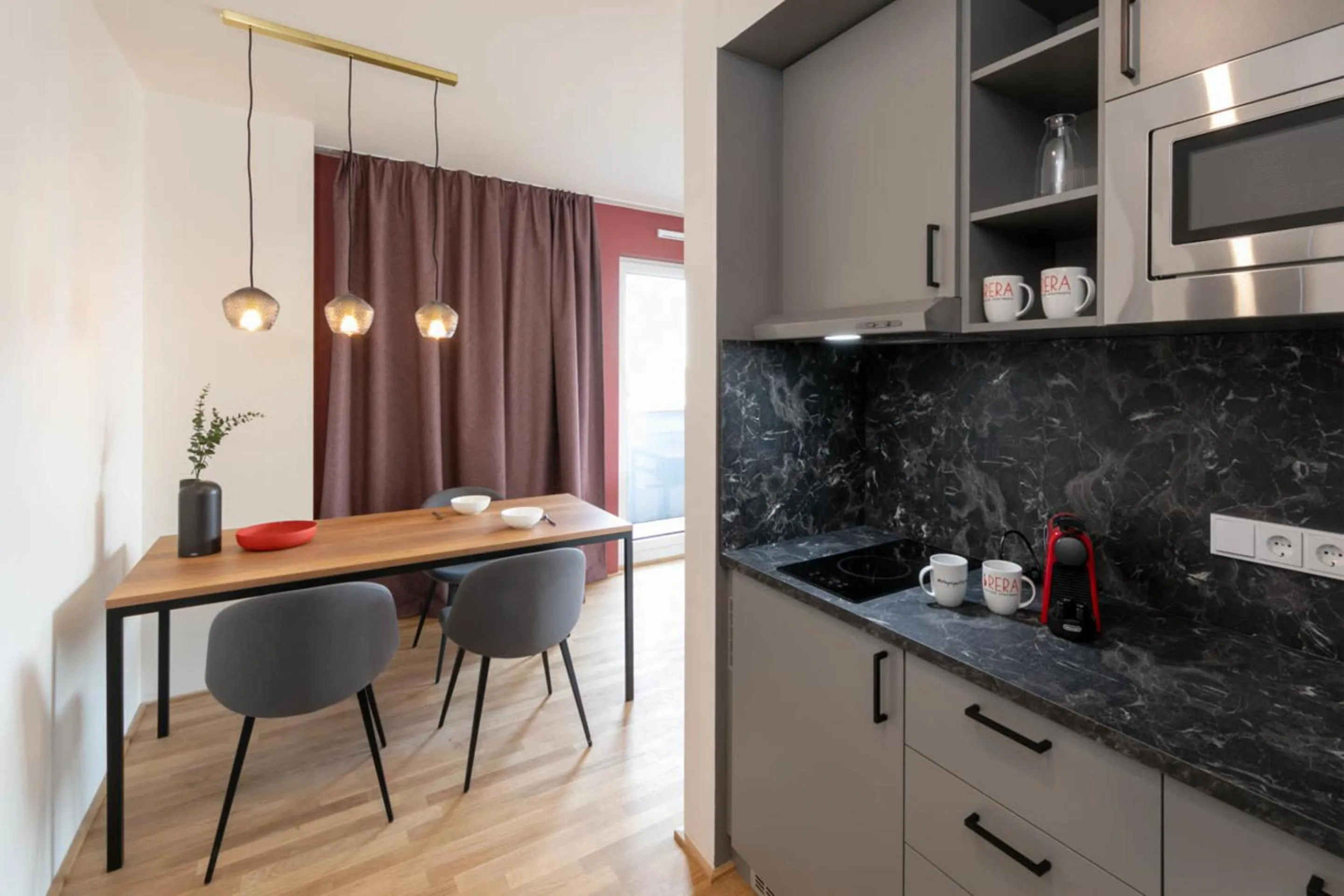 Coffee/tea facilities in Brera Serviced Apartments Frankfurt West