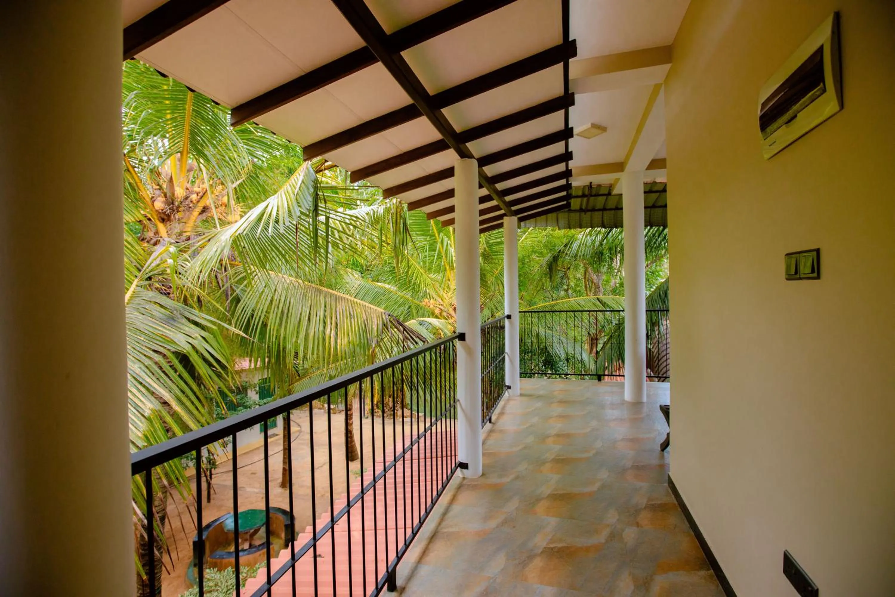 Balcony/Terrace in Yala River Face Inn
