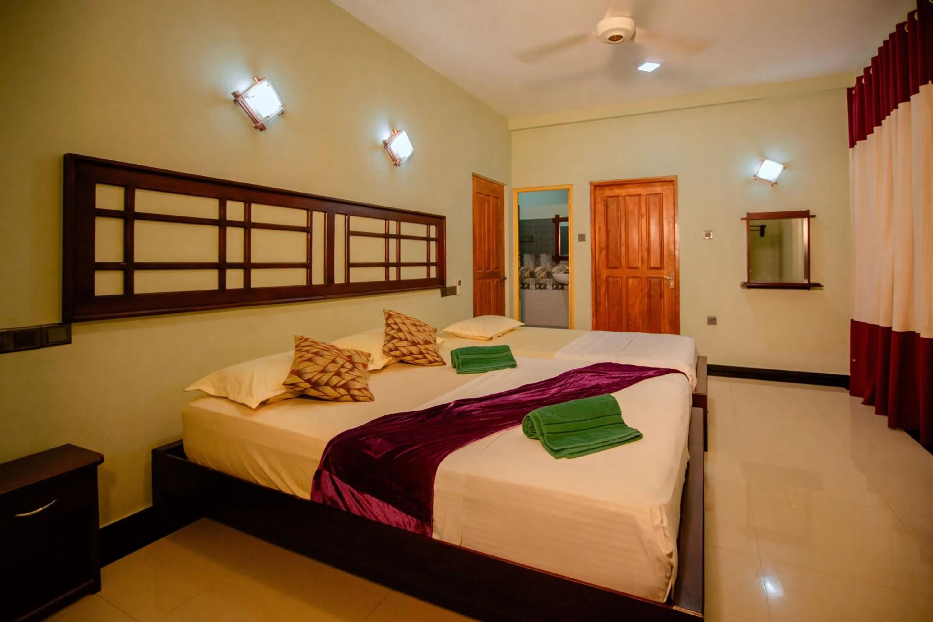 Bedroom, Bed in Yala River Face Inn