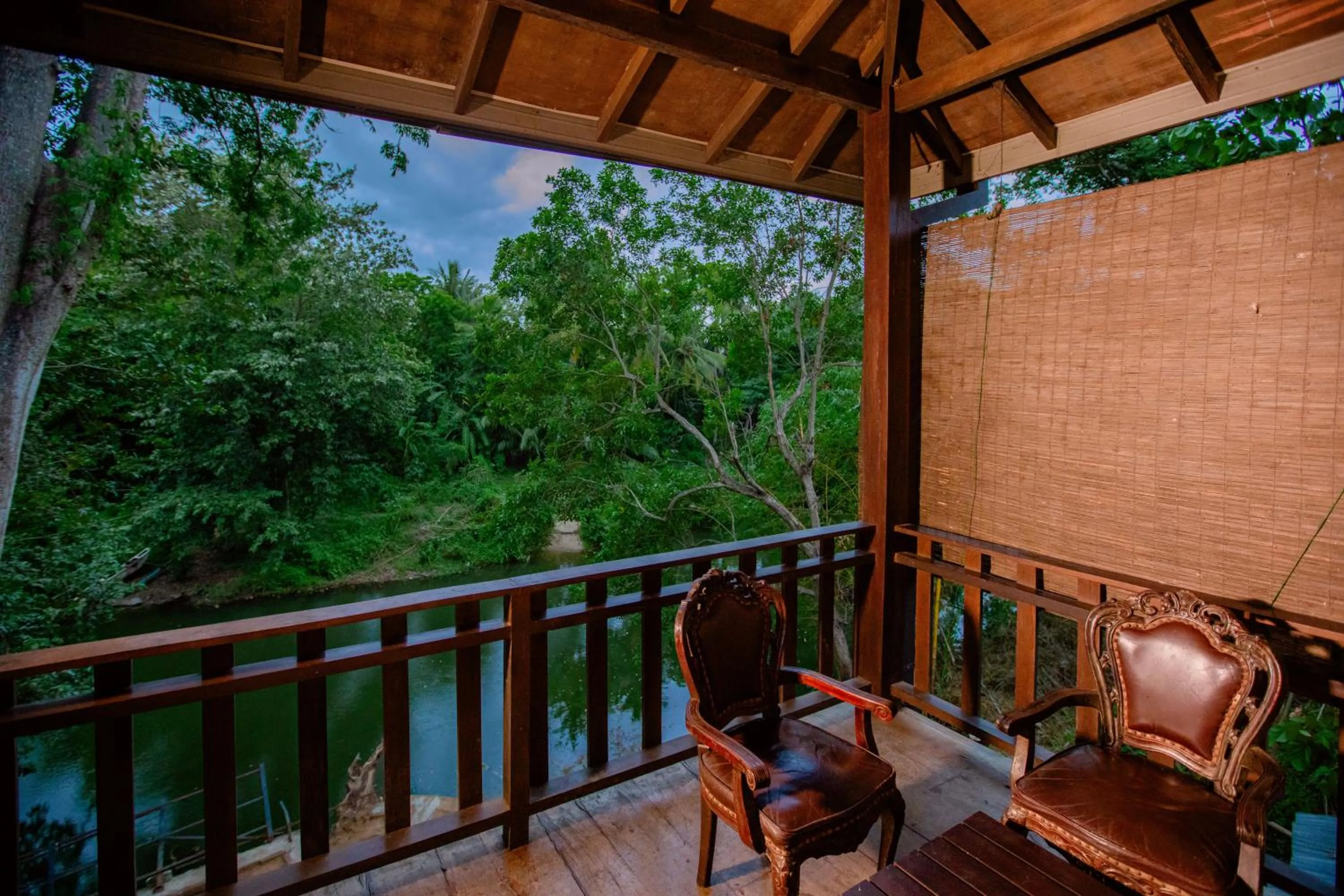 Balcony/Terrace in Yala River Face Inn
