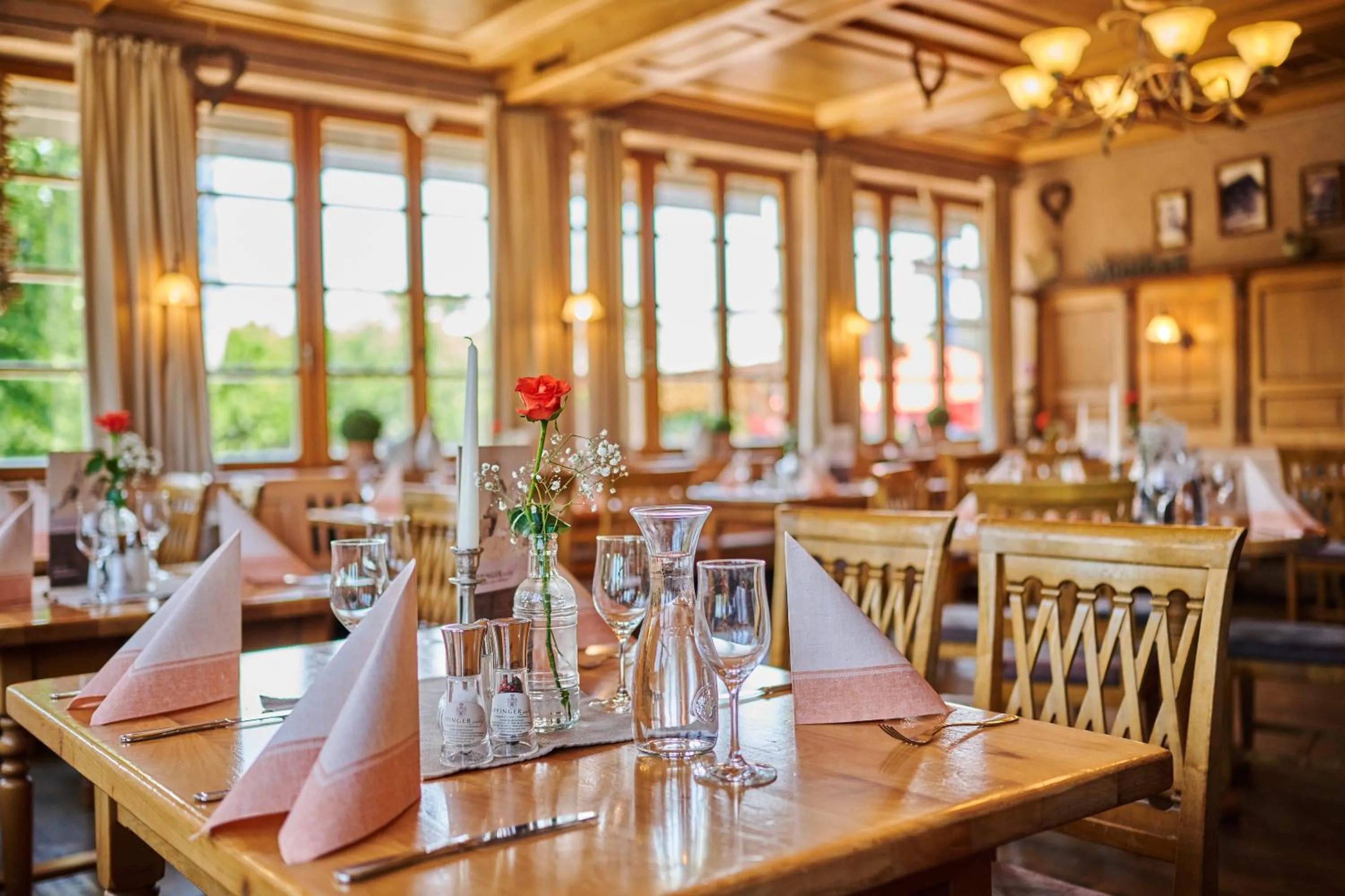 Restaurant/places to eat in Hotel Happinger Hof