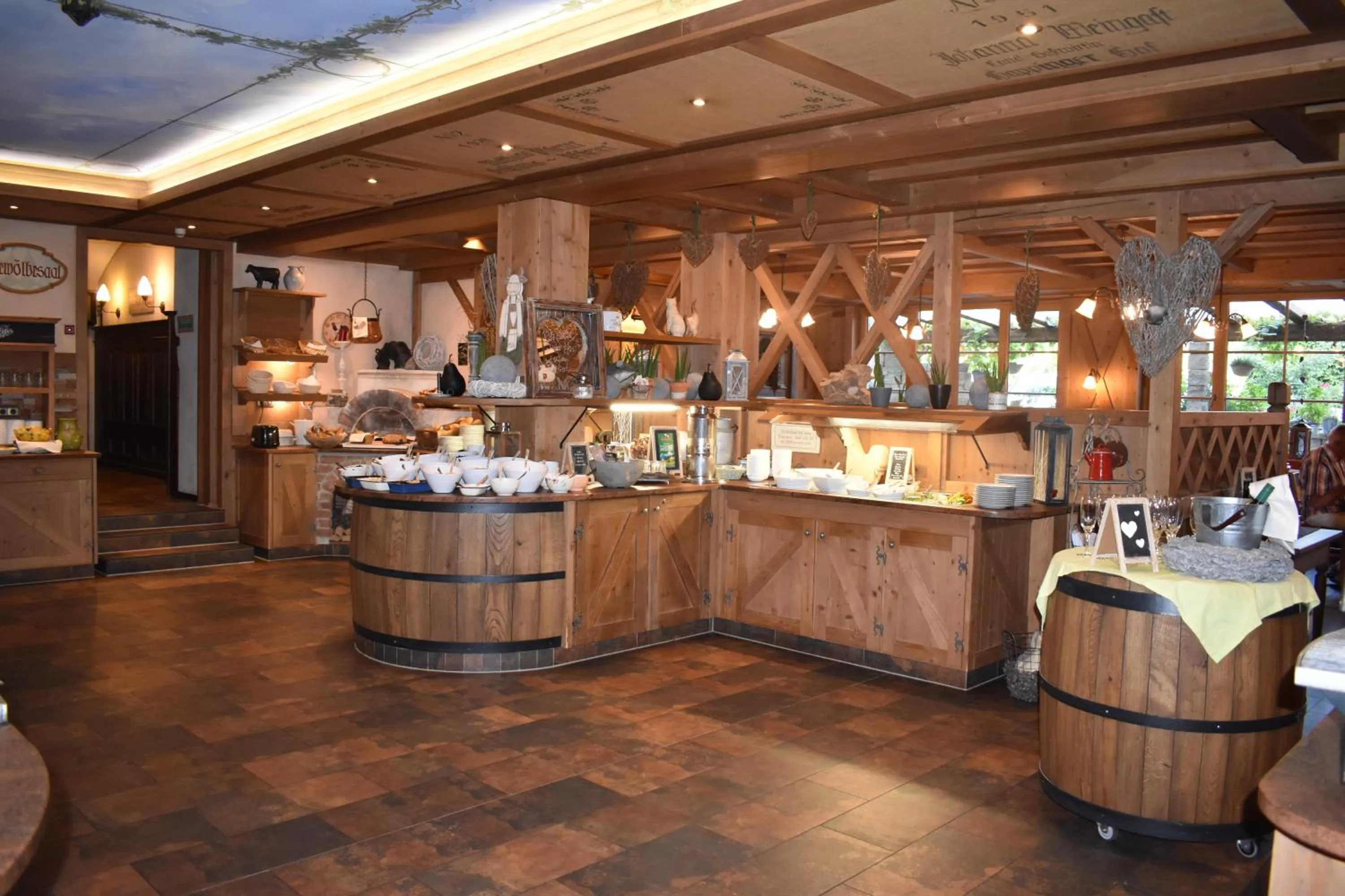 Restaurant/places to eat in Hotel Happinger Hof