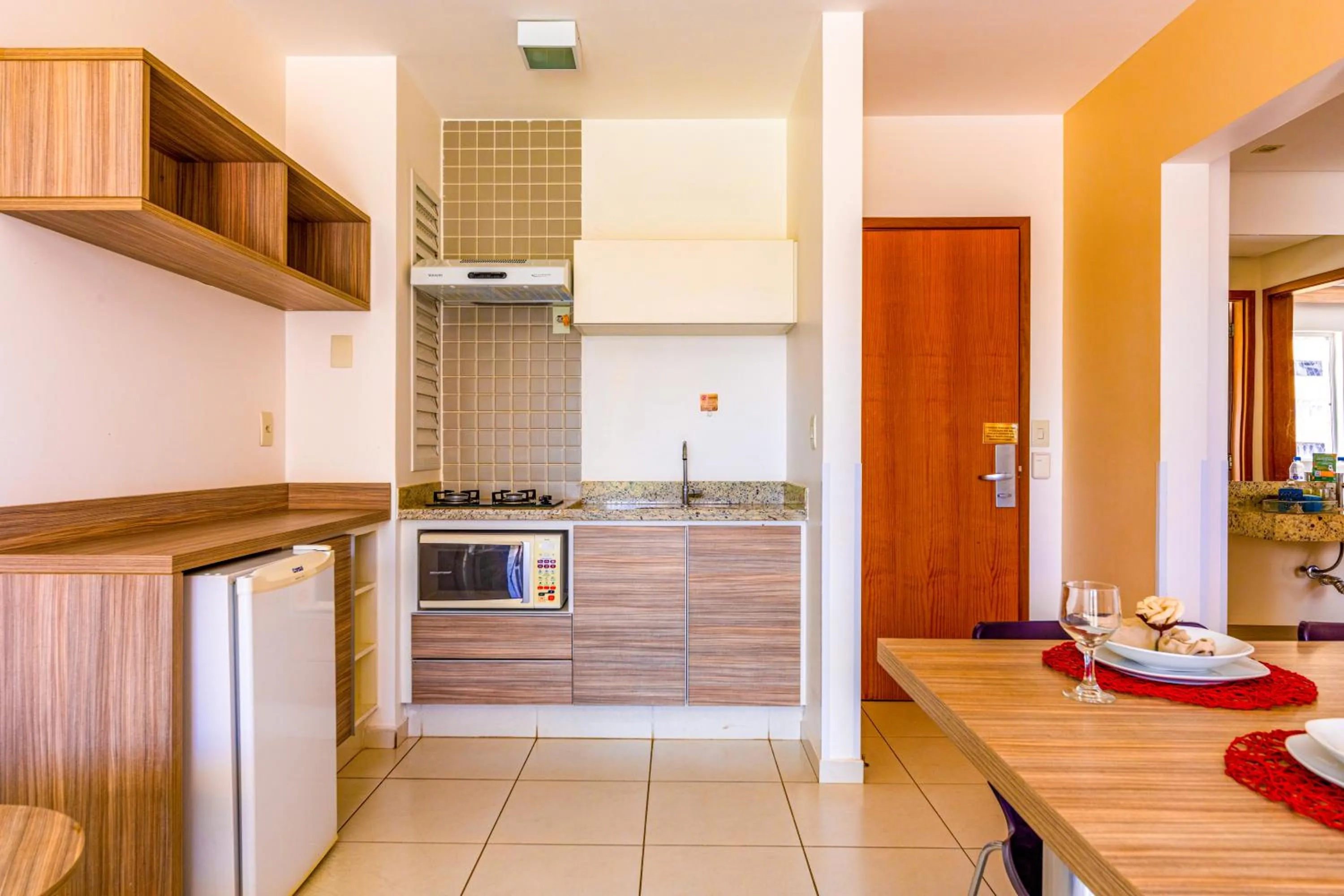 Kitchen or kitchenette in Riviera Park Hotel by WAM Experience